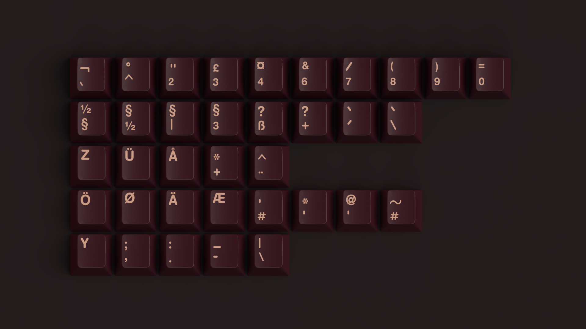 (In Stock) GMK Bordeaux Keycaps