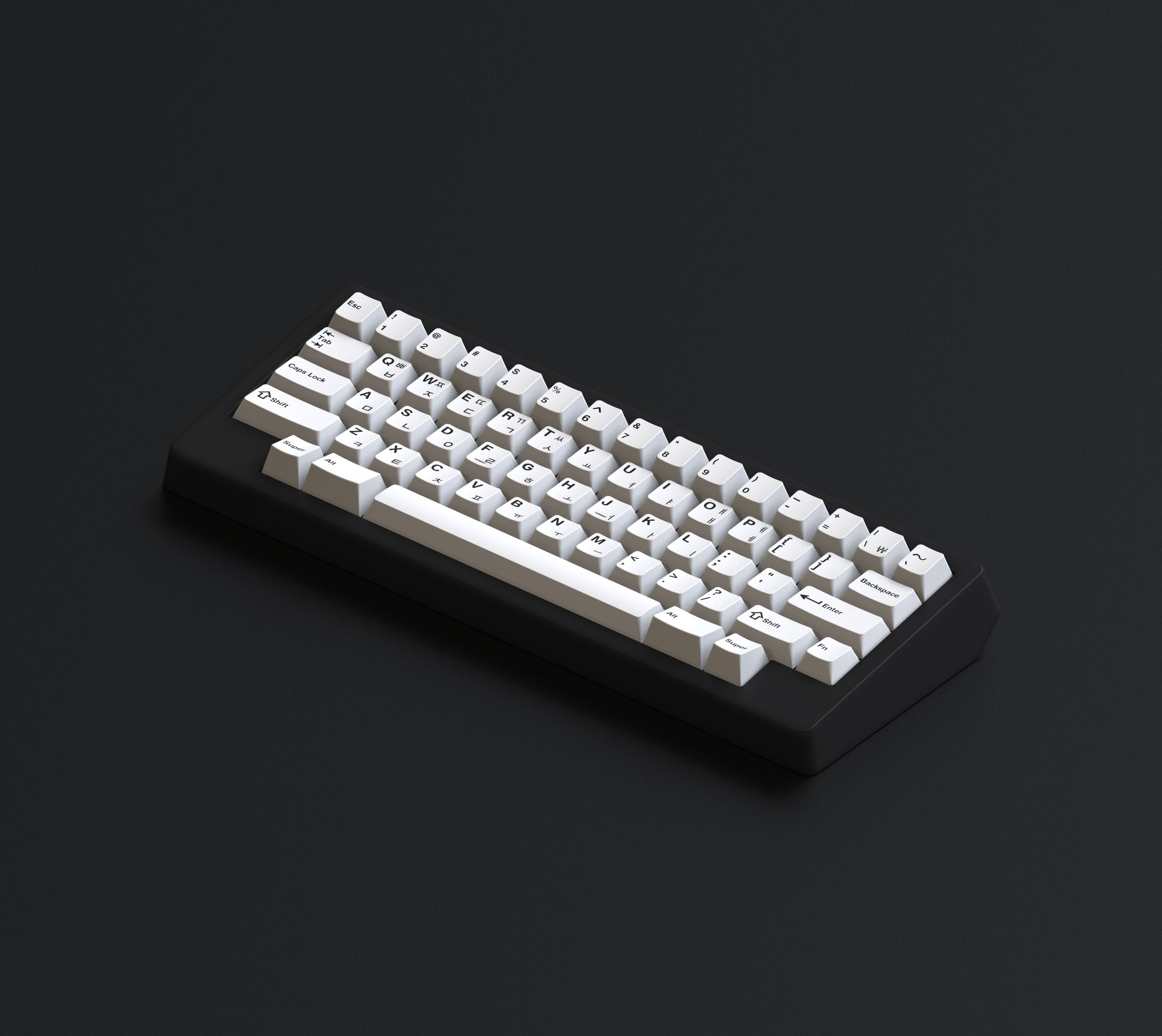 (In Stock) GMK WOB & BOW Hangul R2