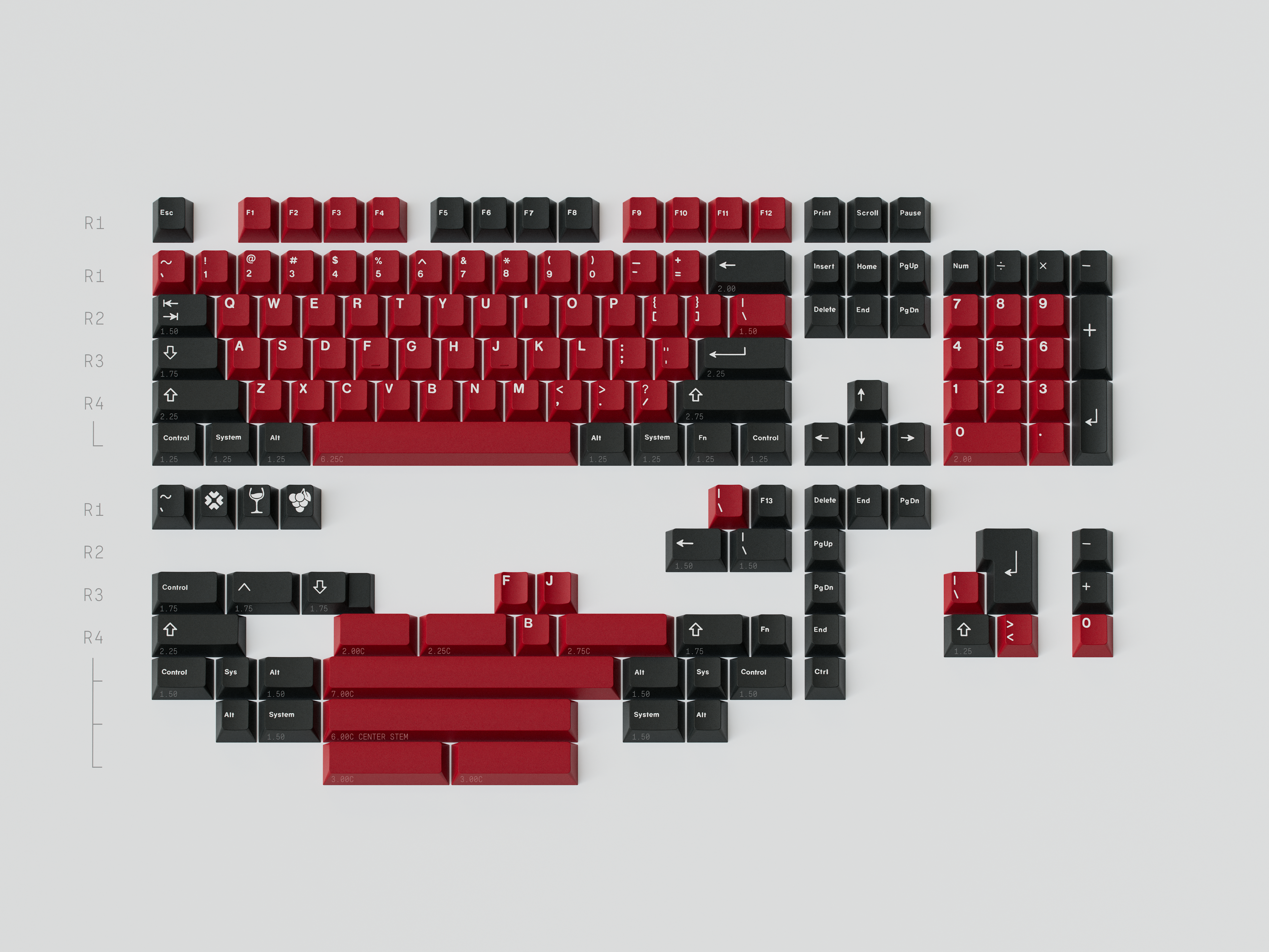 (In Stock) GMK CYL Burgundy