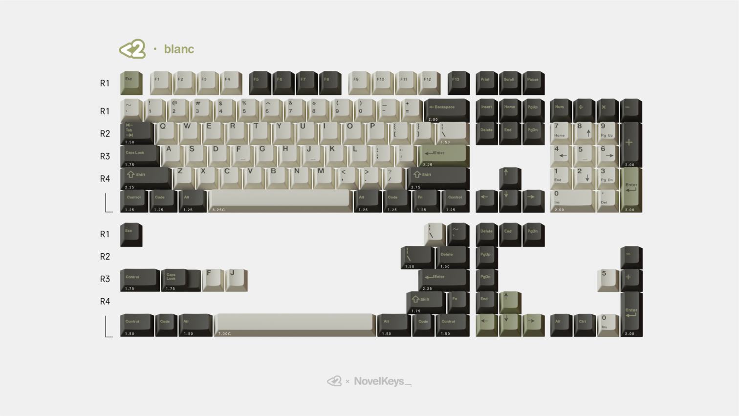 (In Stock) GMK Olive R2