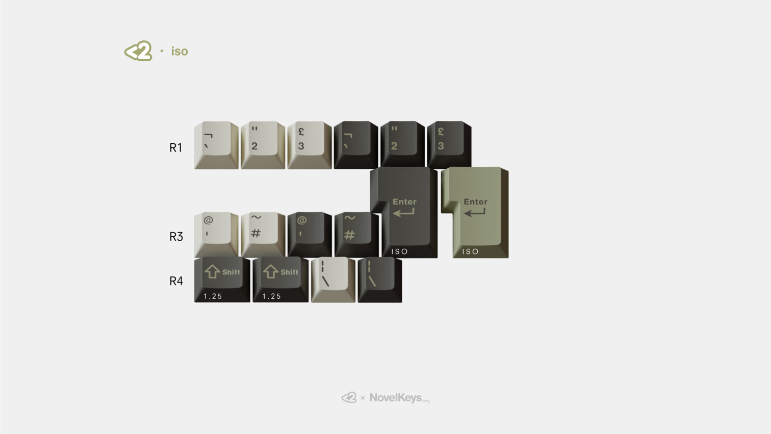 (In Stock) GMK Olive R2