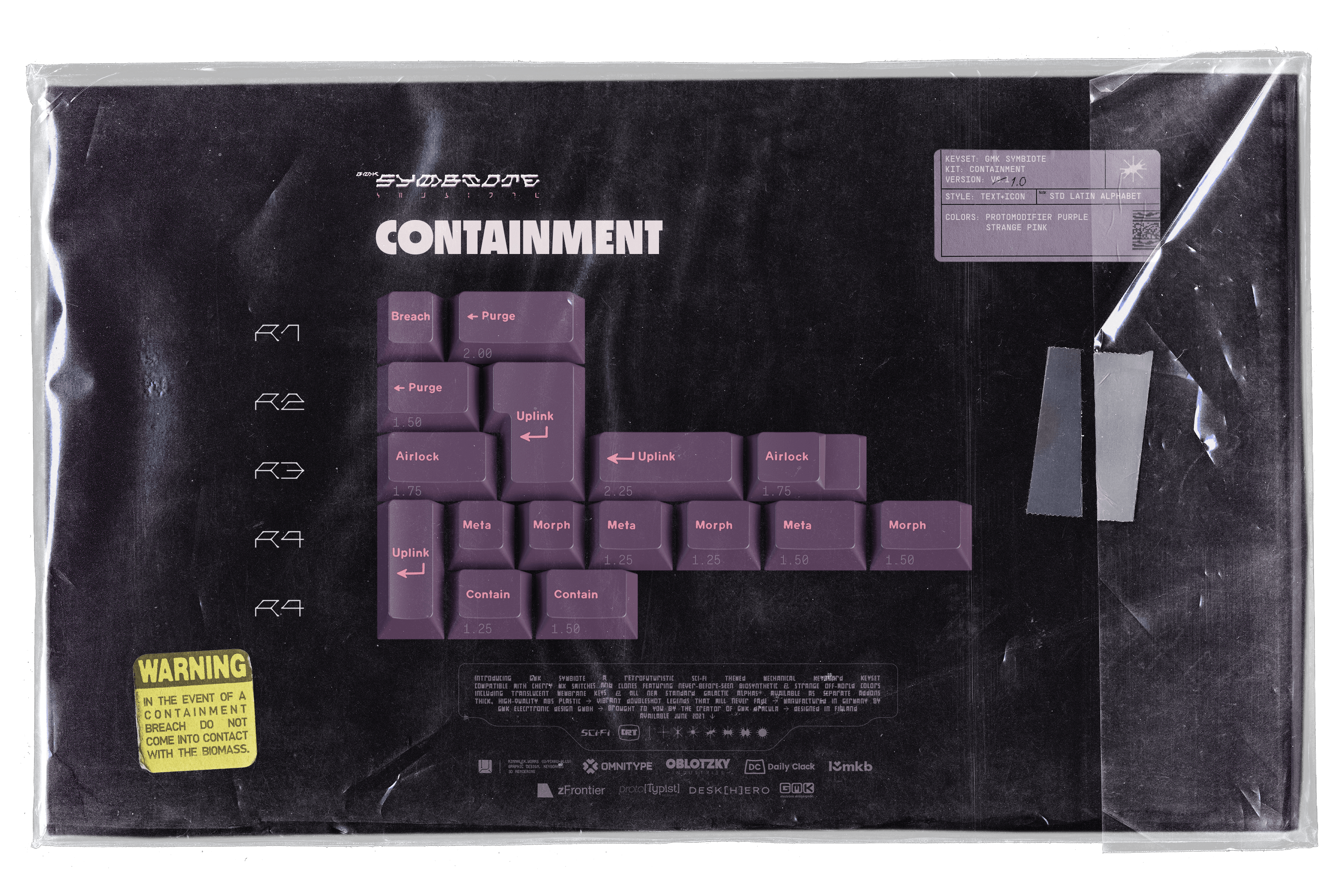 (In Stock) GMK Symbiote Keycap Set