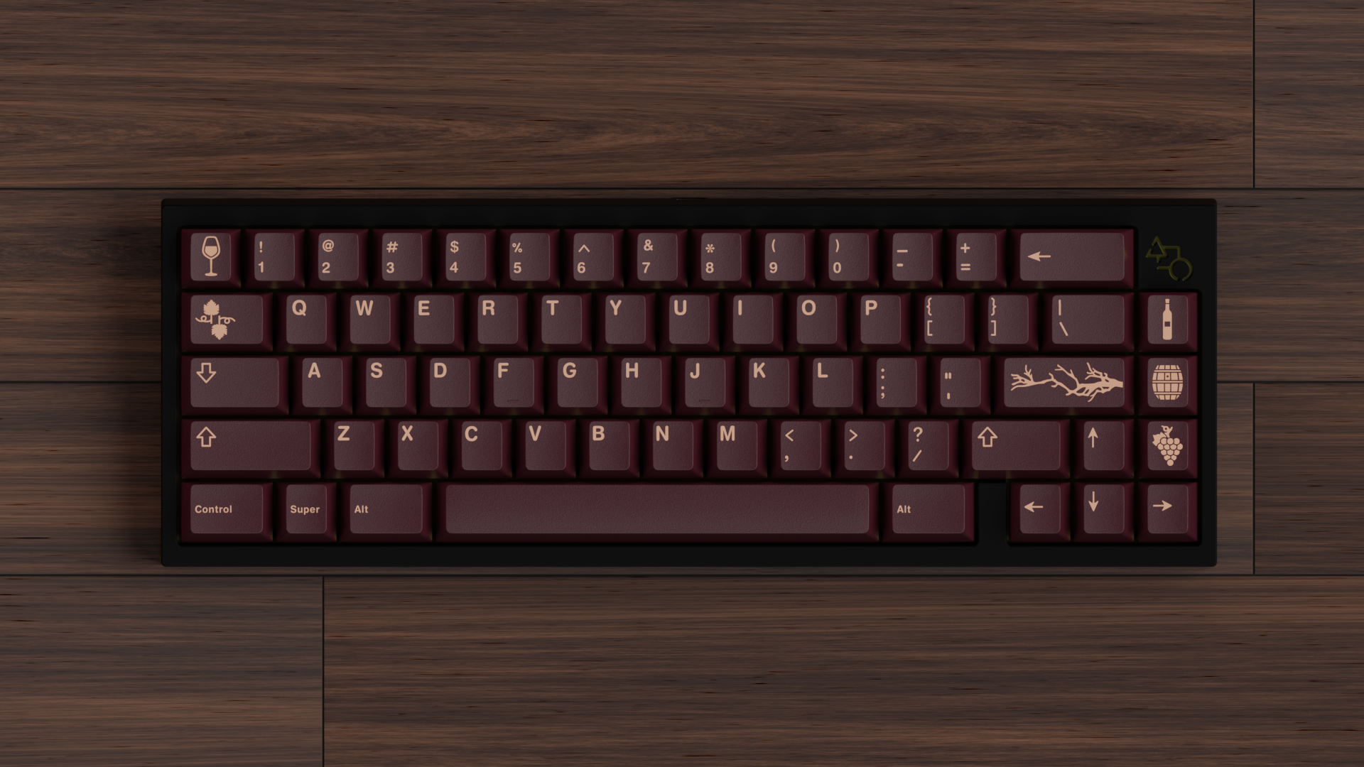 (In Stock) GMK Bordeaux Keycaps