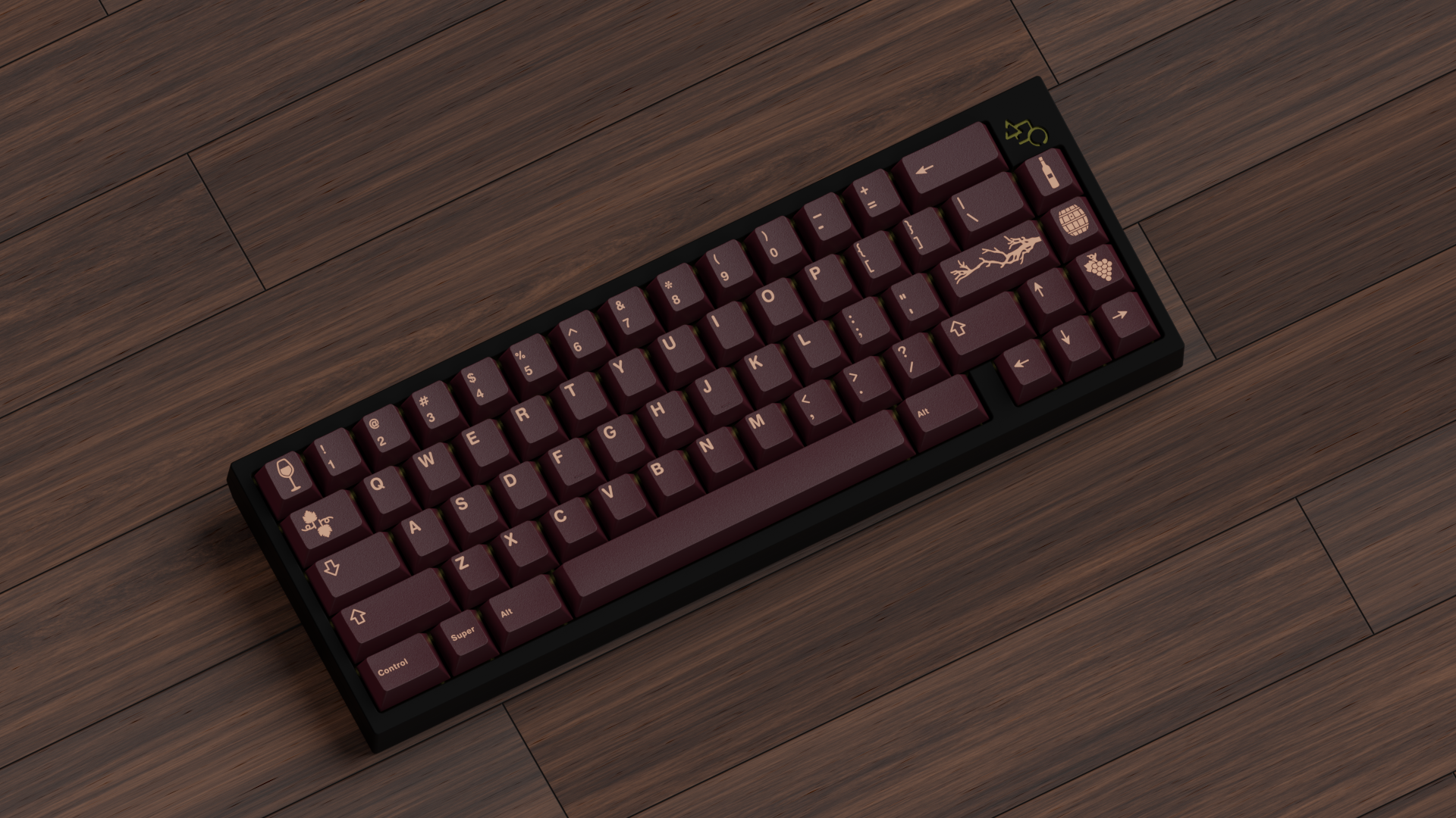 (In Stock) GMK Bordeaux Keycaps