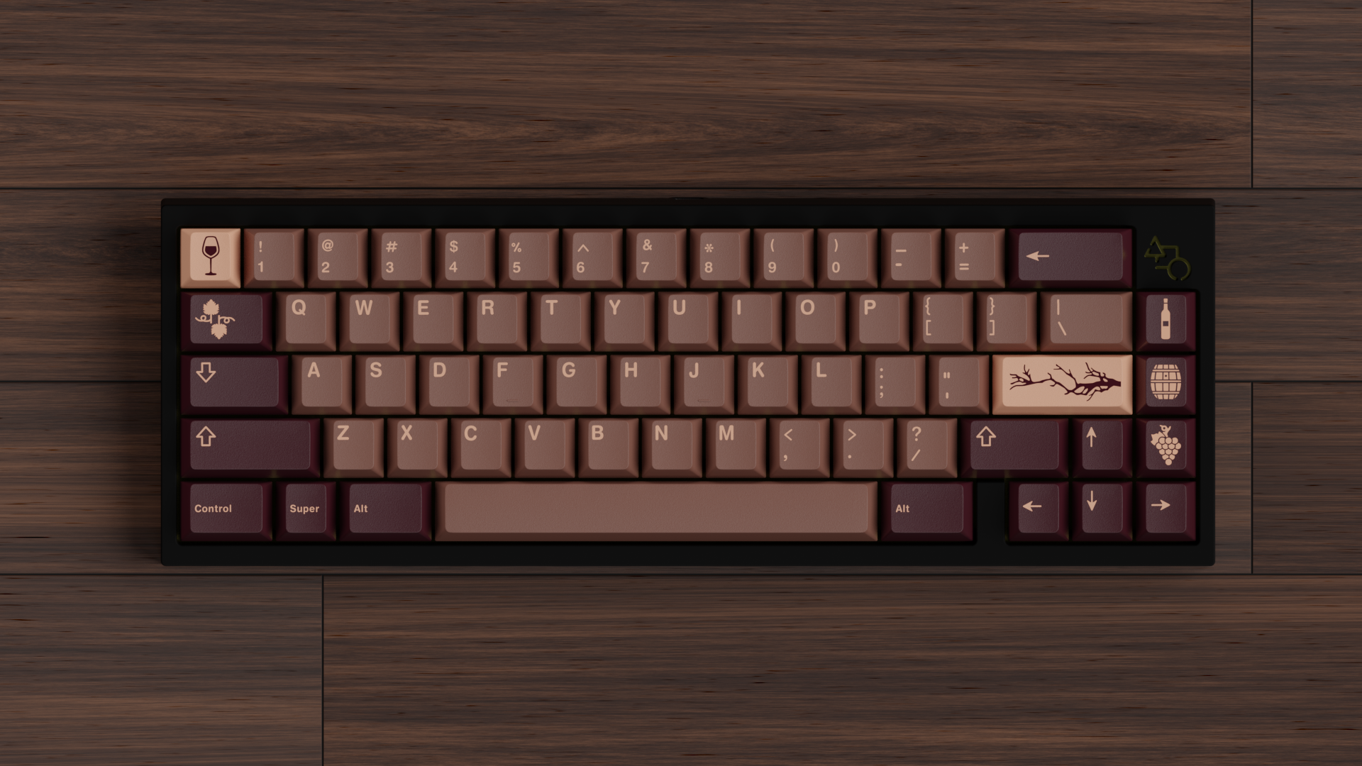 (In Stock) GMK Bordeaux Keycaps