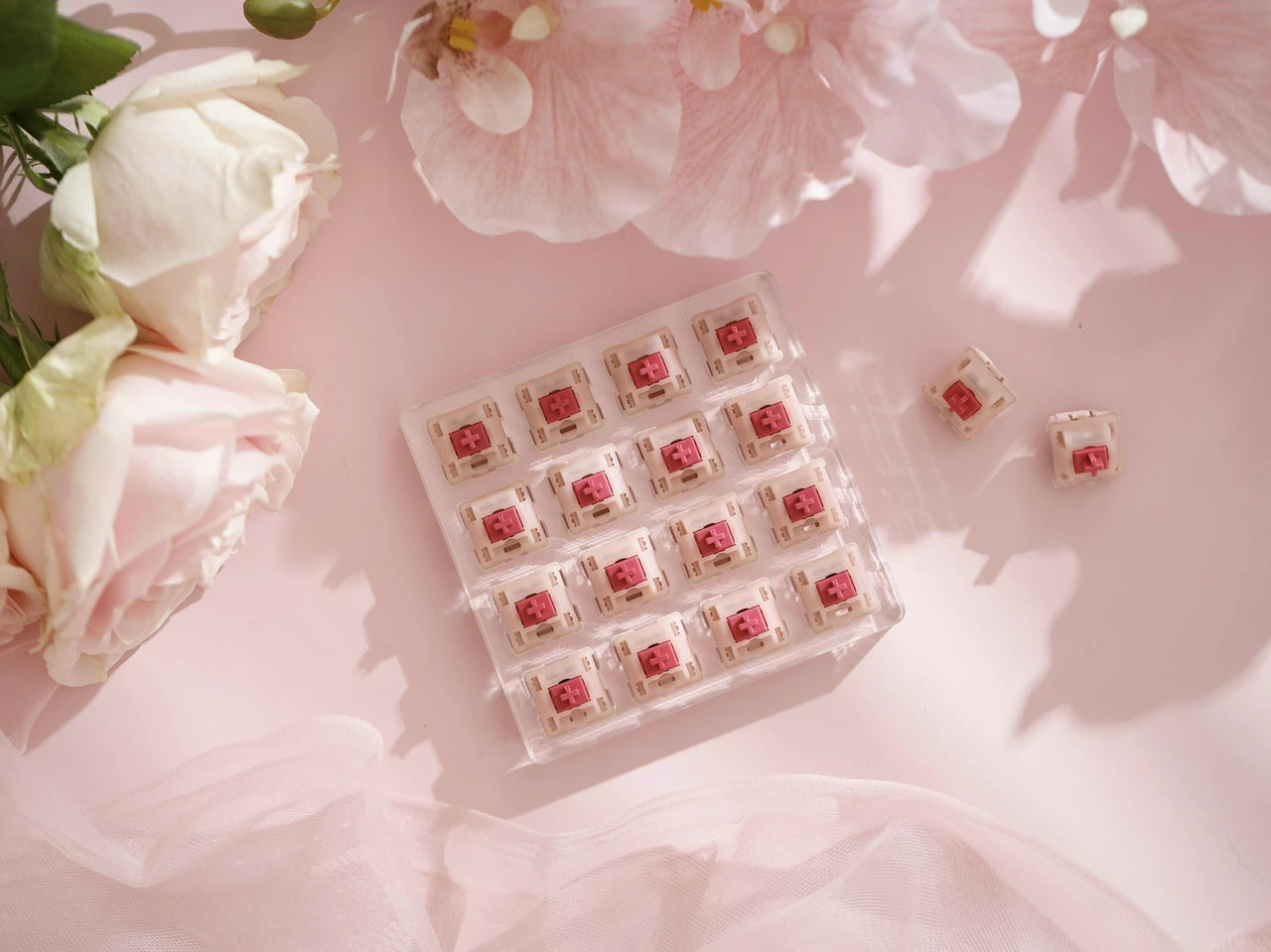 (In Stock) Cherry Petal Switches (MX2A) (10 Pack)