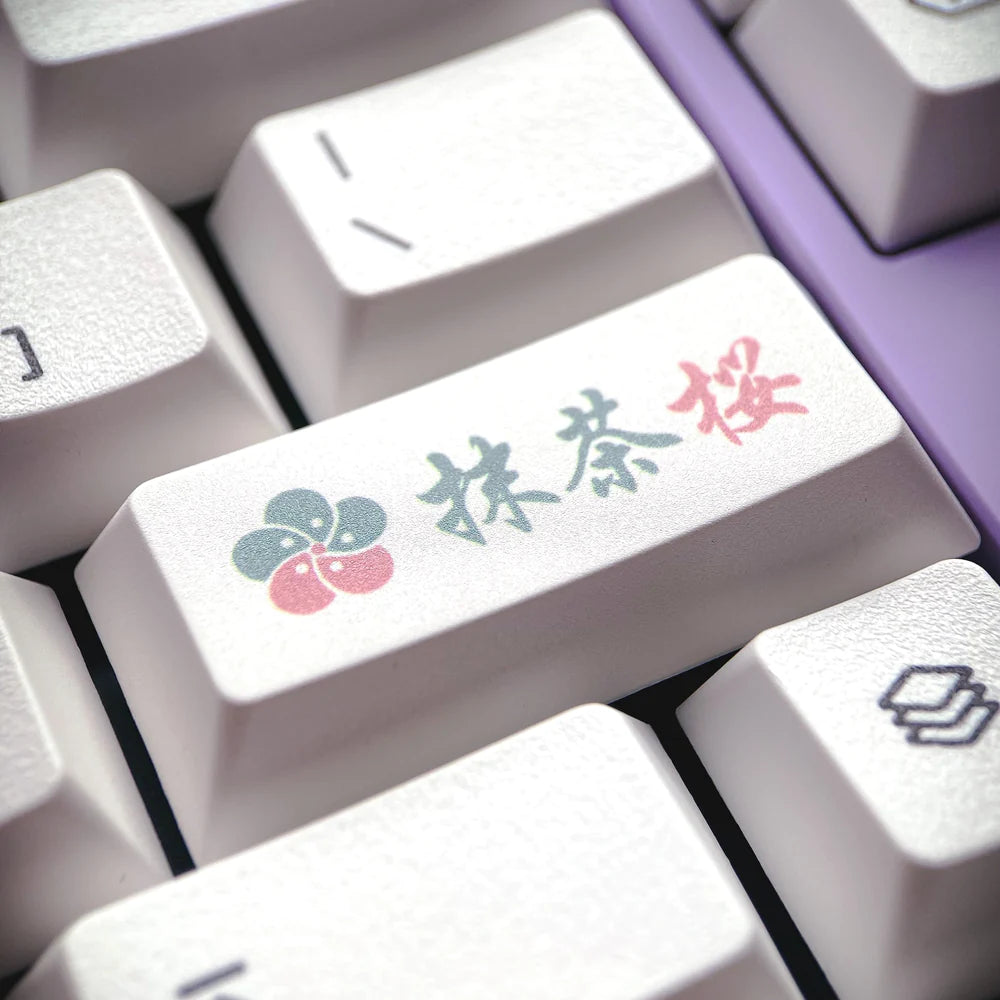 (In Stock) XMI Matcha Sakura Keycaps