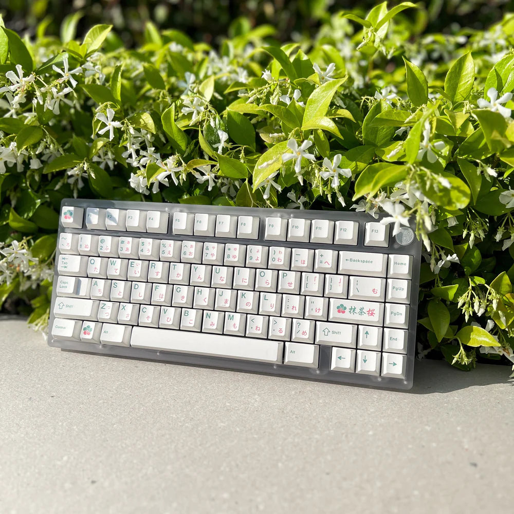 (In Stock) XMI Matcha Sakura Keycaps