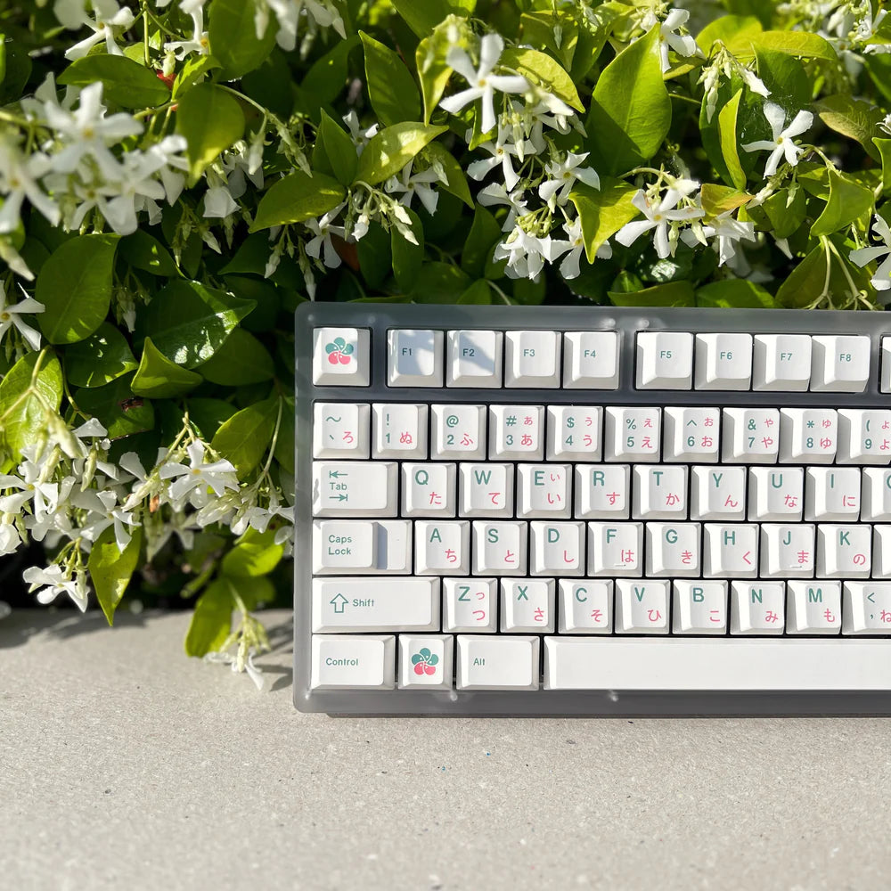 (In Stock) XMI Matcha Sakura Keycaps