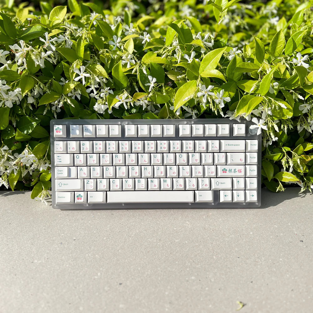 (In Stock) XMI Matcha Sakura Keycaps