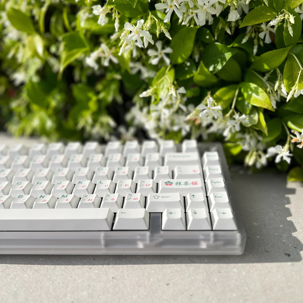 (In Stock) XMI Matcha Sakura Keycaps