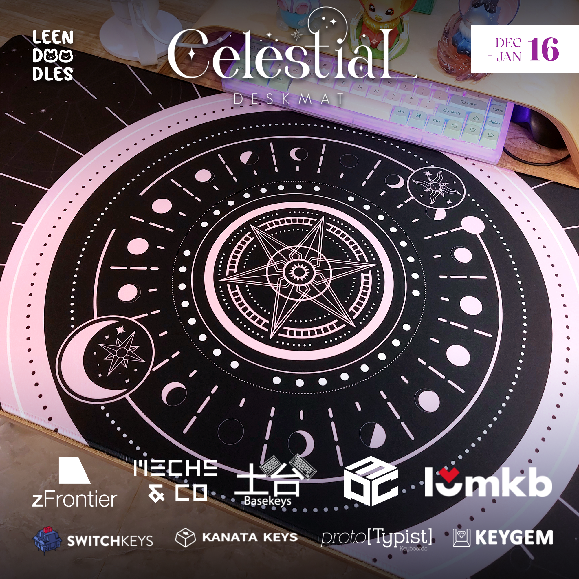 (In Stock) Celestial Deskmats R2