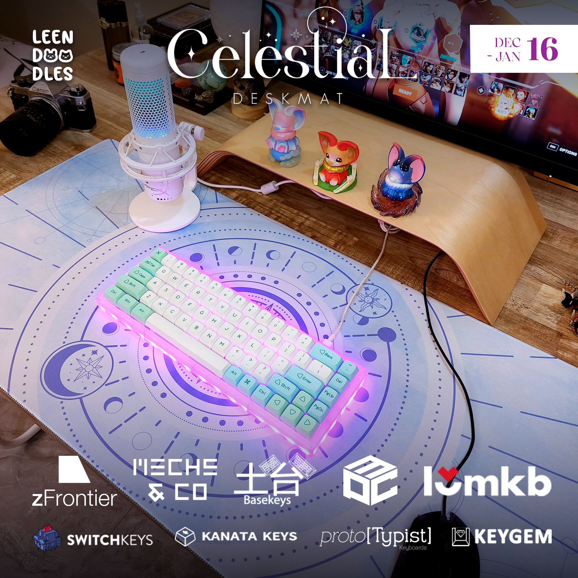 (In Stock) Celestial Deskmats R2