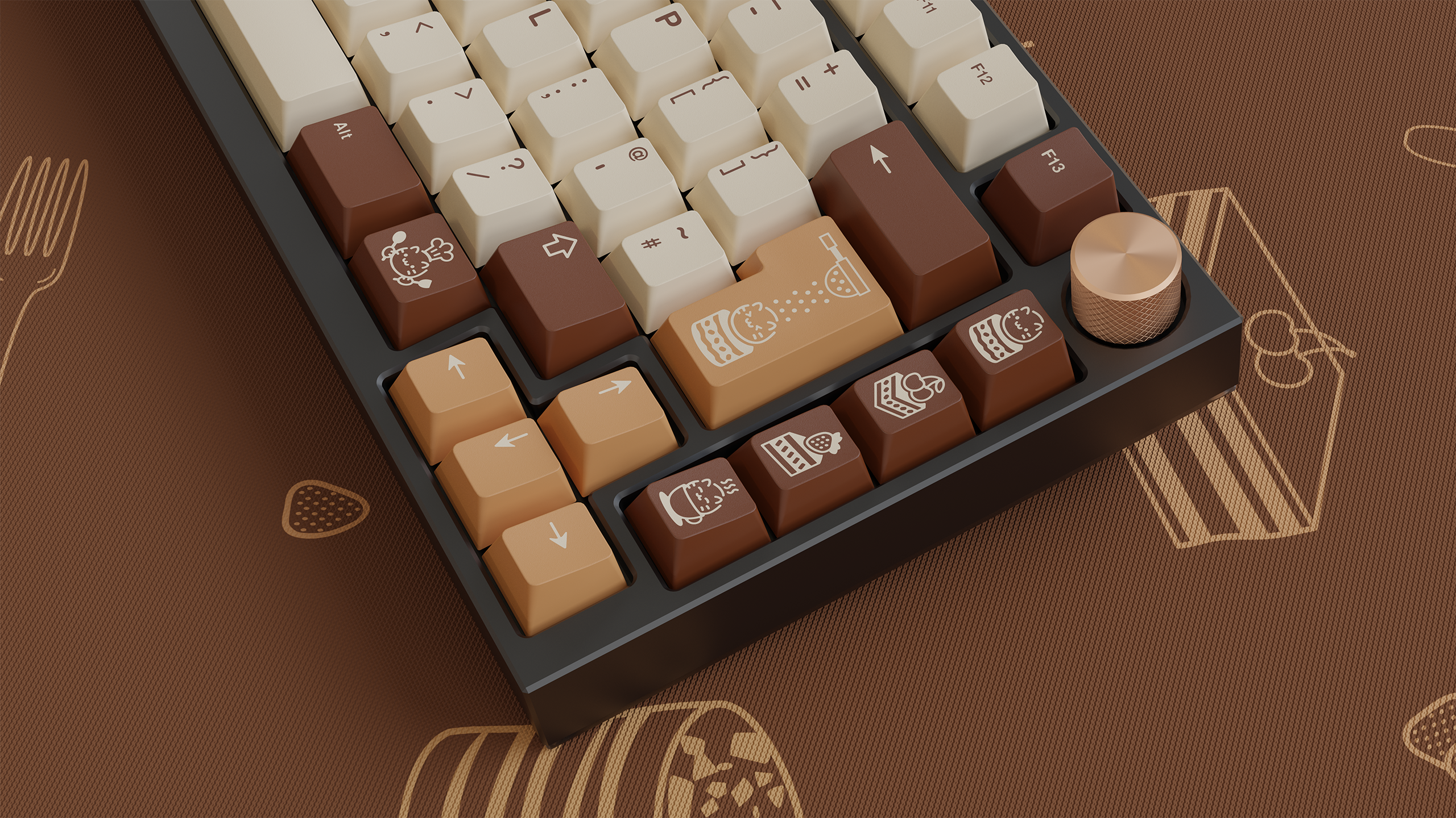 (In Stock) GMK Tiramisu Keycaps