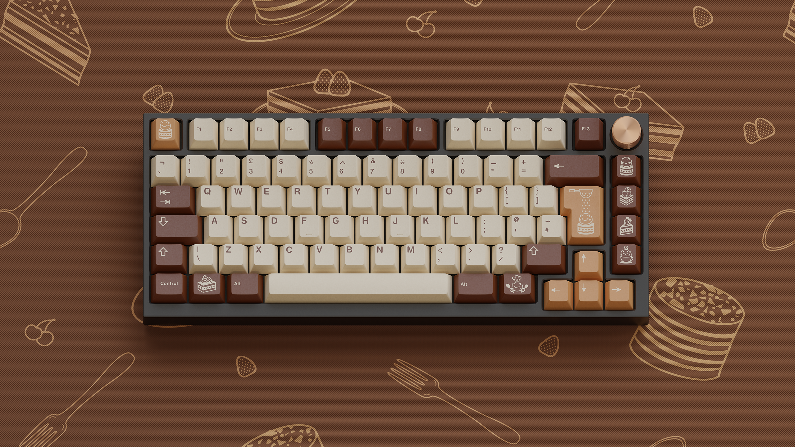 (In Stock) GMK Tiramisu Keycaps