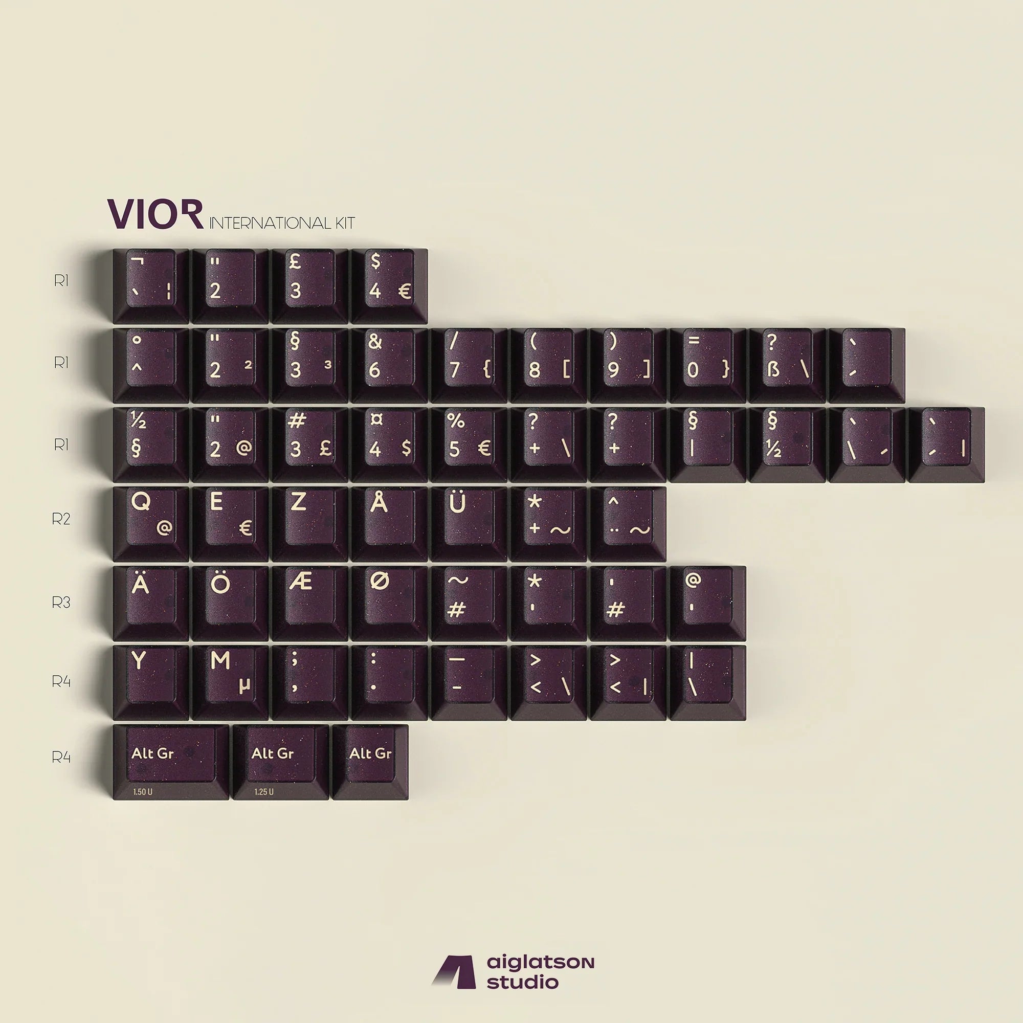 (In Stock) PBTFans Vior Keyset