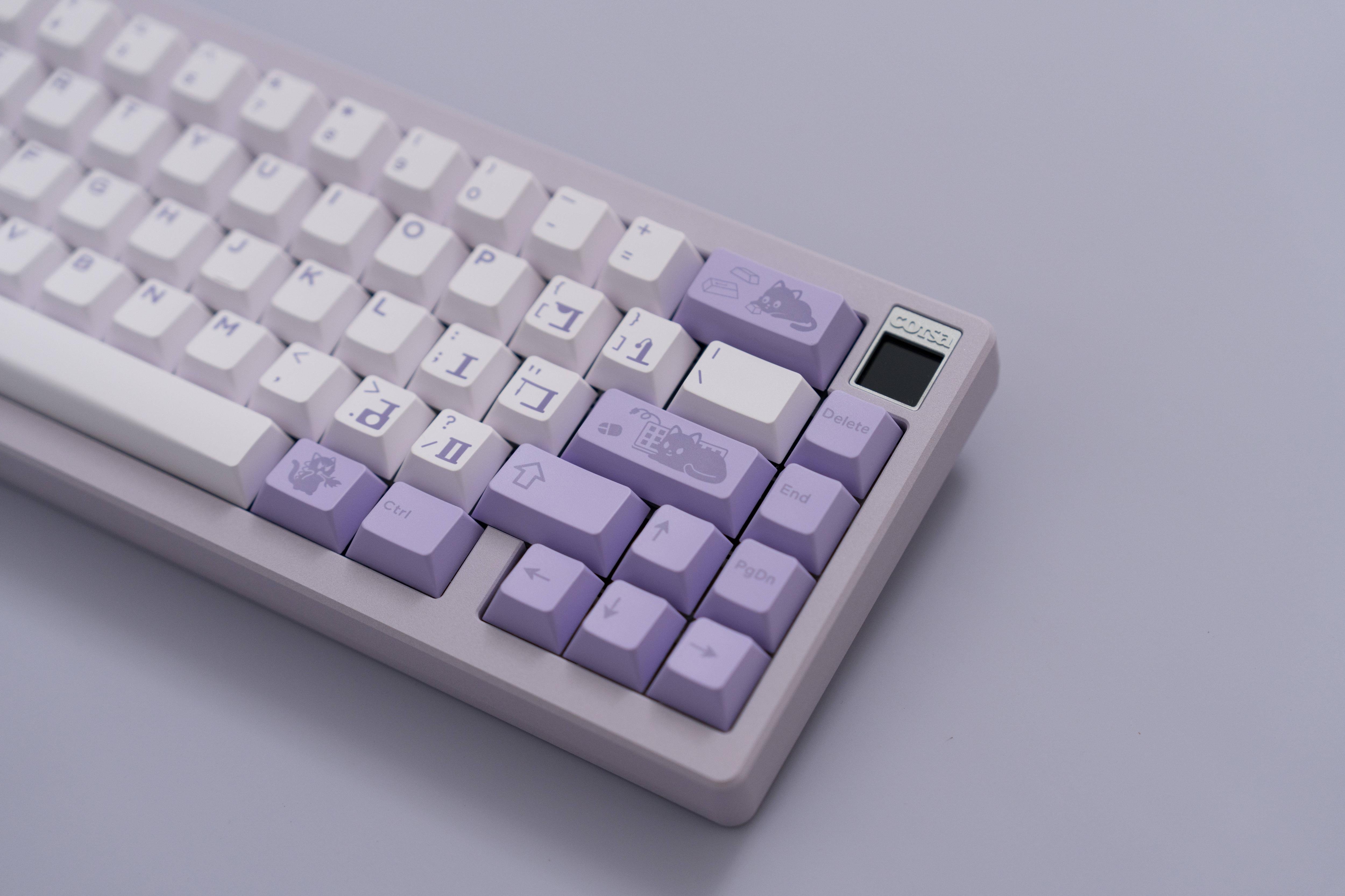 (Group Buy) Zero-G Studio x  DMK PBT "Arrogant Cat" Keycaps