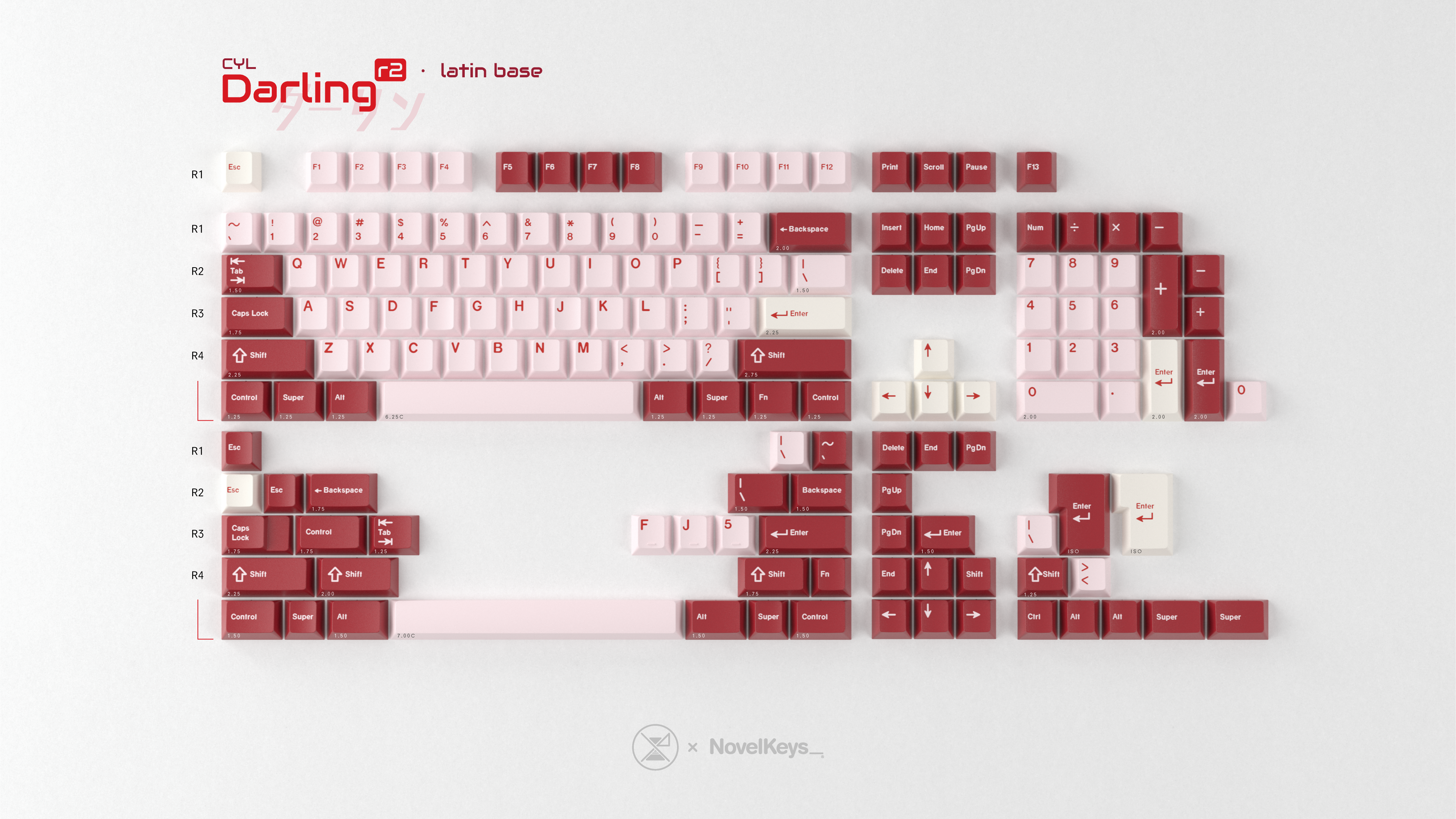 (In Stock) GMK CYL Darling R2 Keycaps