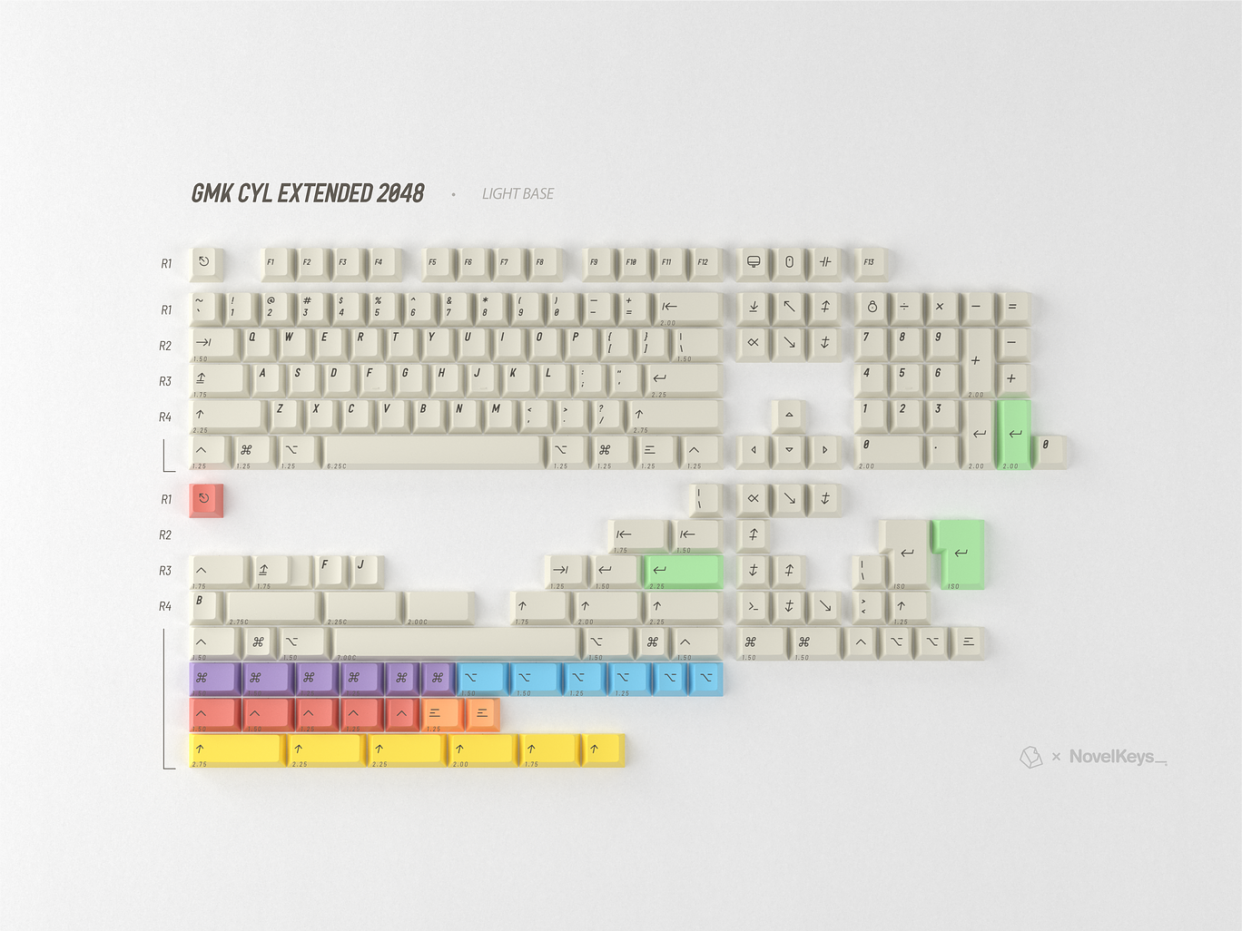 (In Stock) GMK CYL Extended 2048