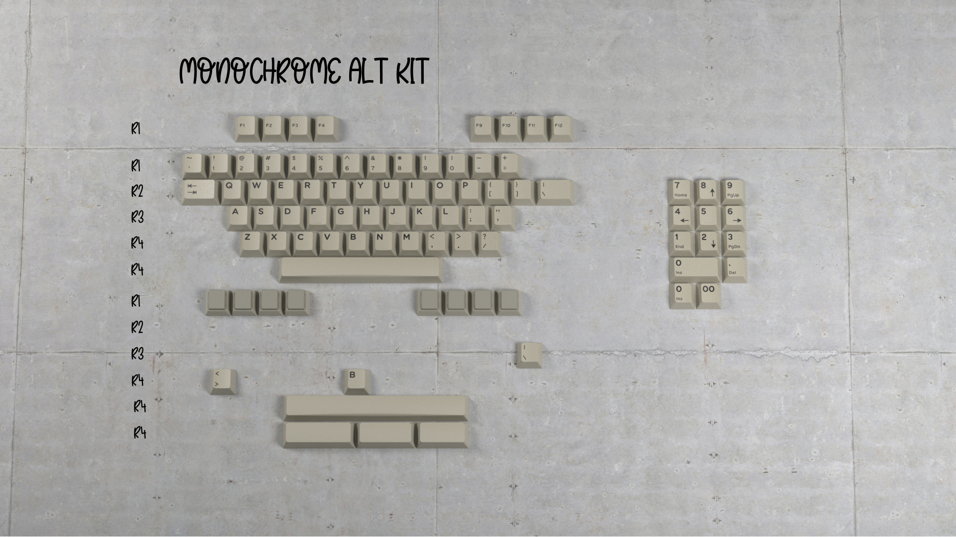 (In Stock) DMK ЯUBBER Keyset