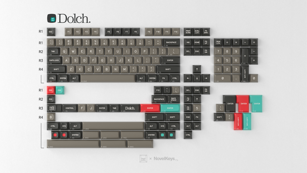 In Stock) GMK MTNU Dolch