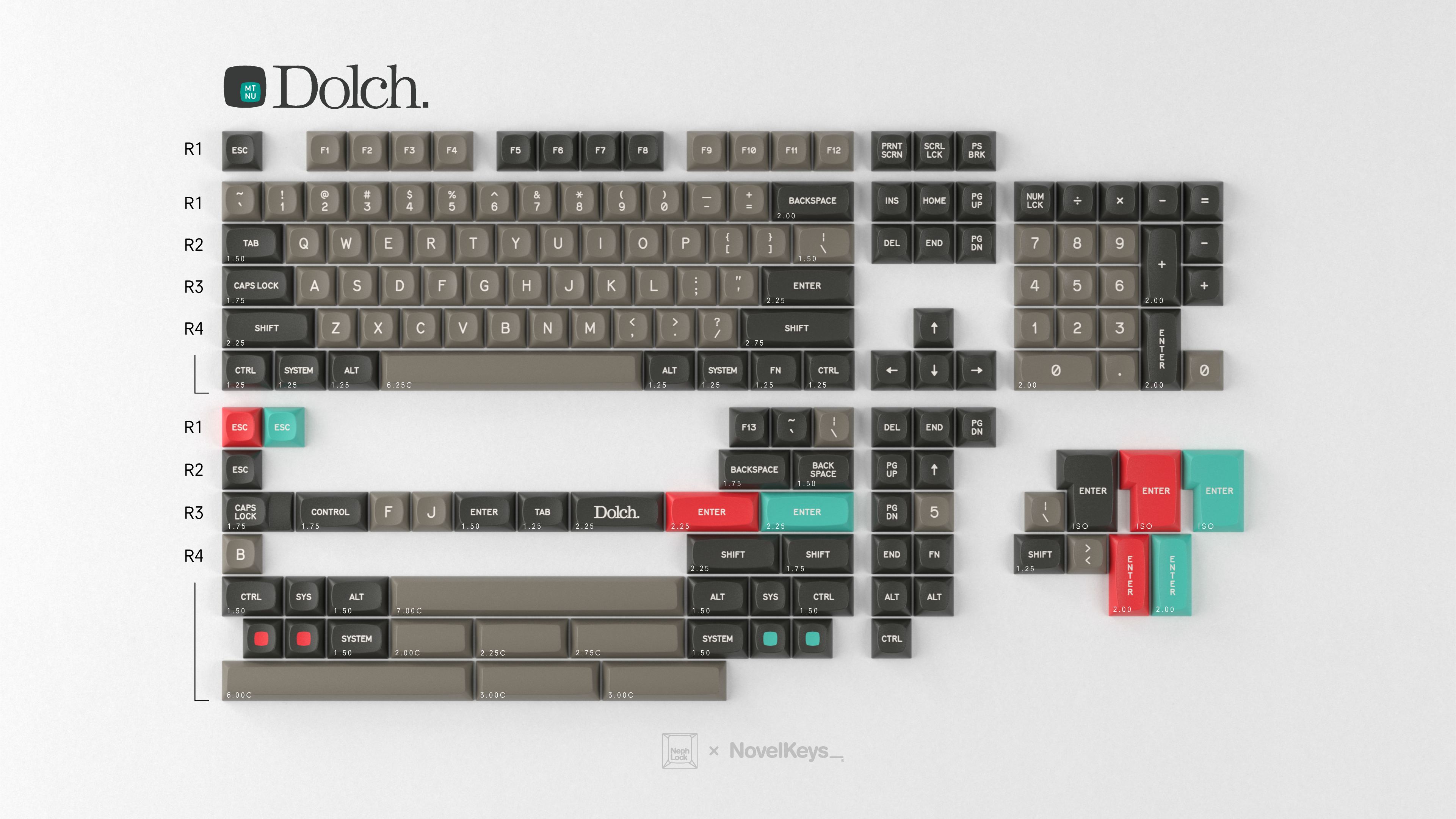 (In Stock) GMK MTNU Dolch