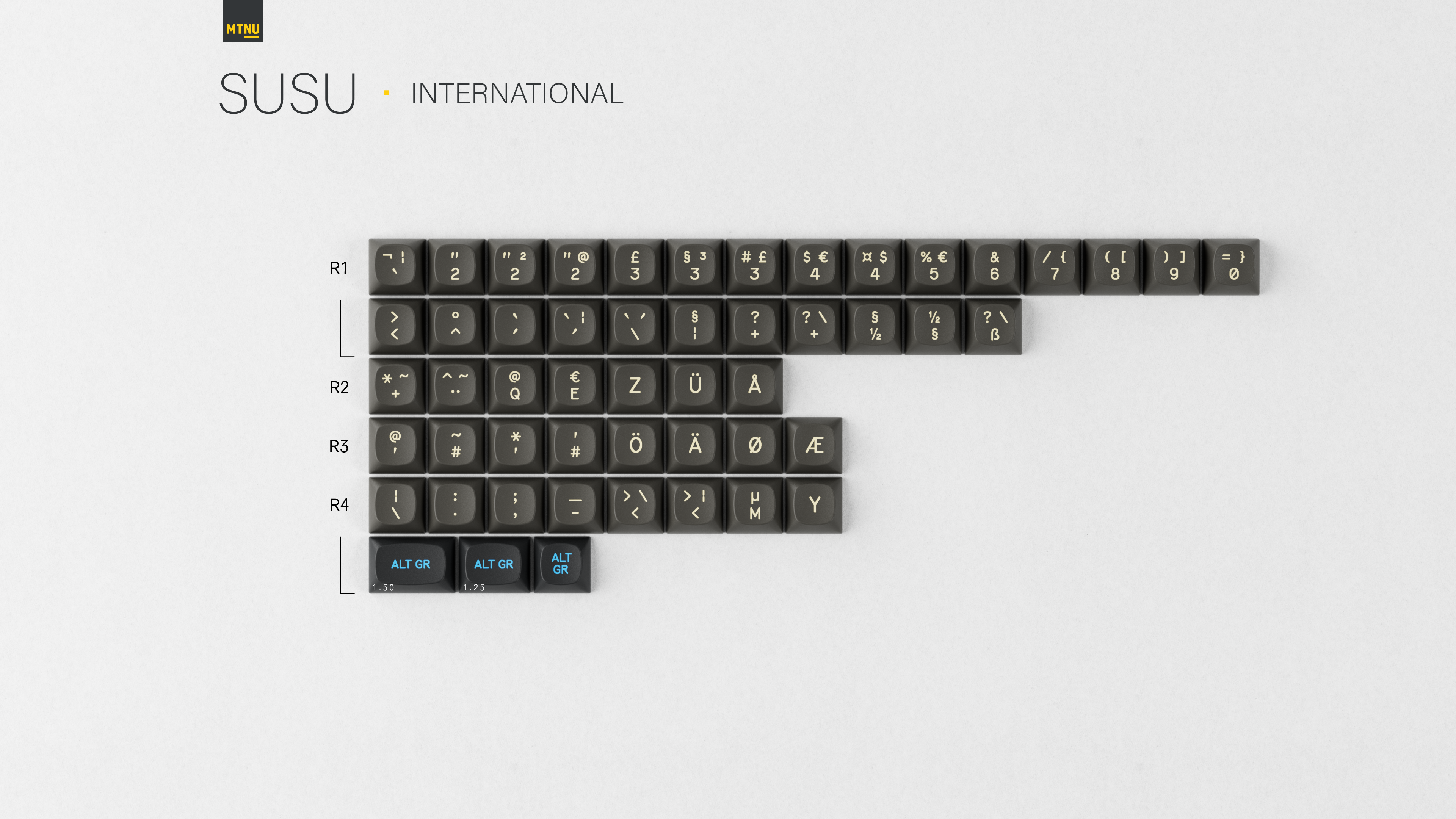 (Group Buy) GMK MTNU Susu Keycap Set