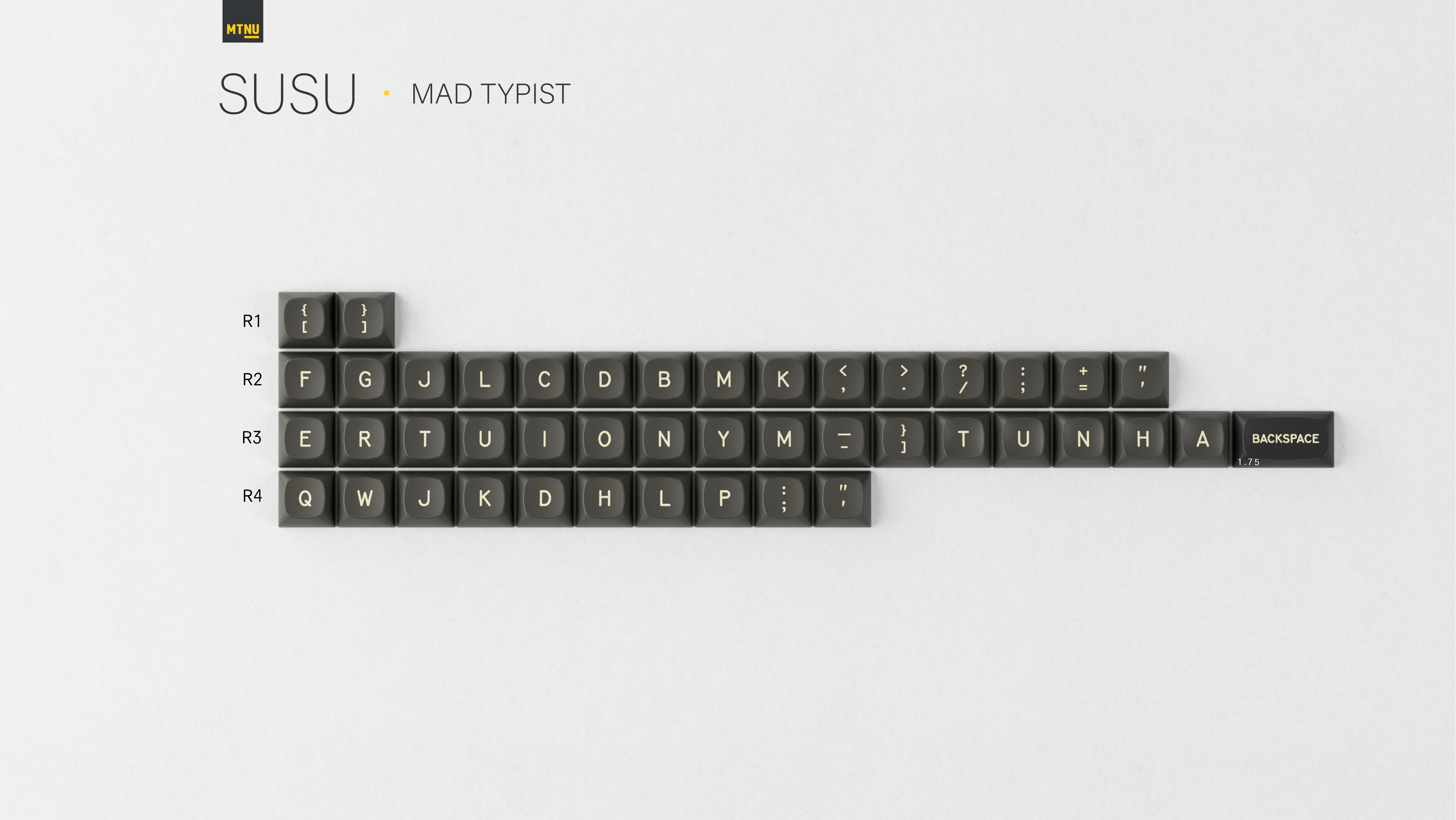 (Group Buy) GMK MTNU Susu Keycap Set