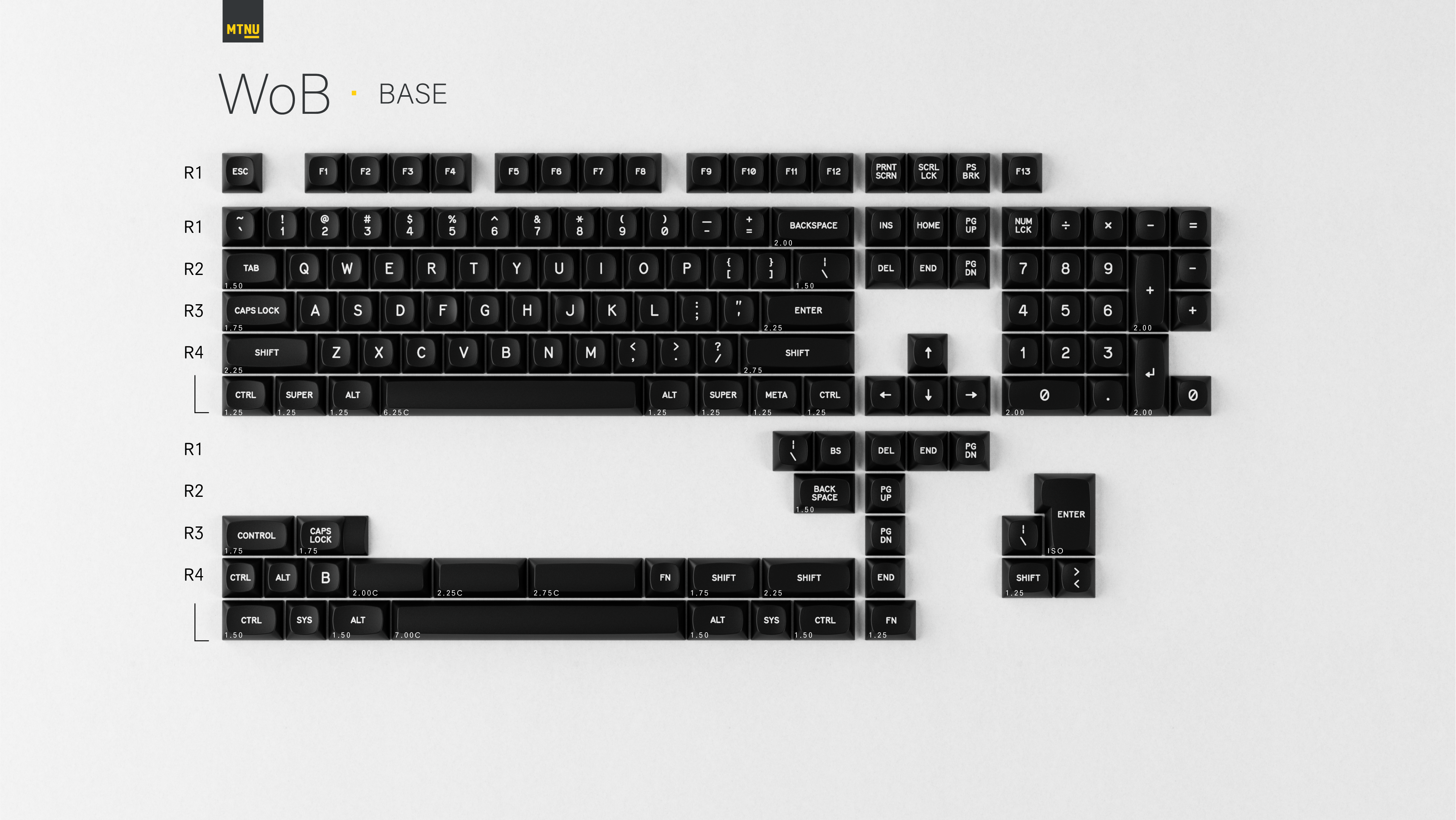 (Group Buy) GMK MTNU WoB Keycap Set