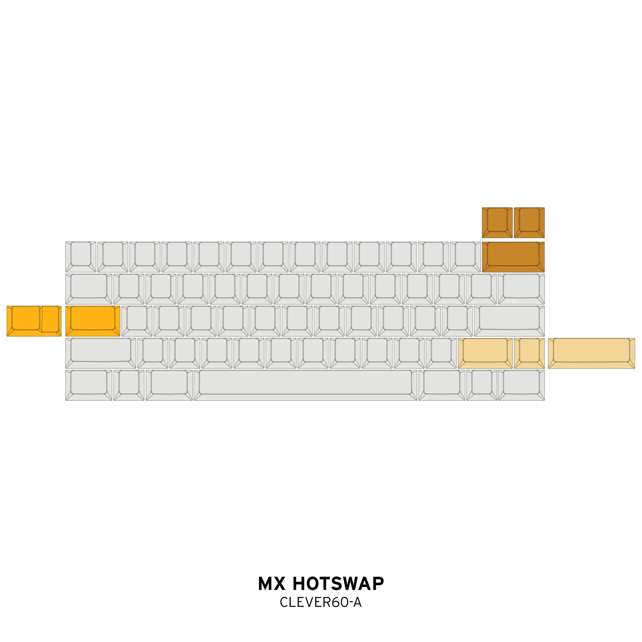 (Group Buy) The Wing 60% Keyboard Kit Addons