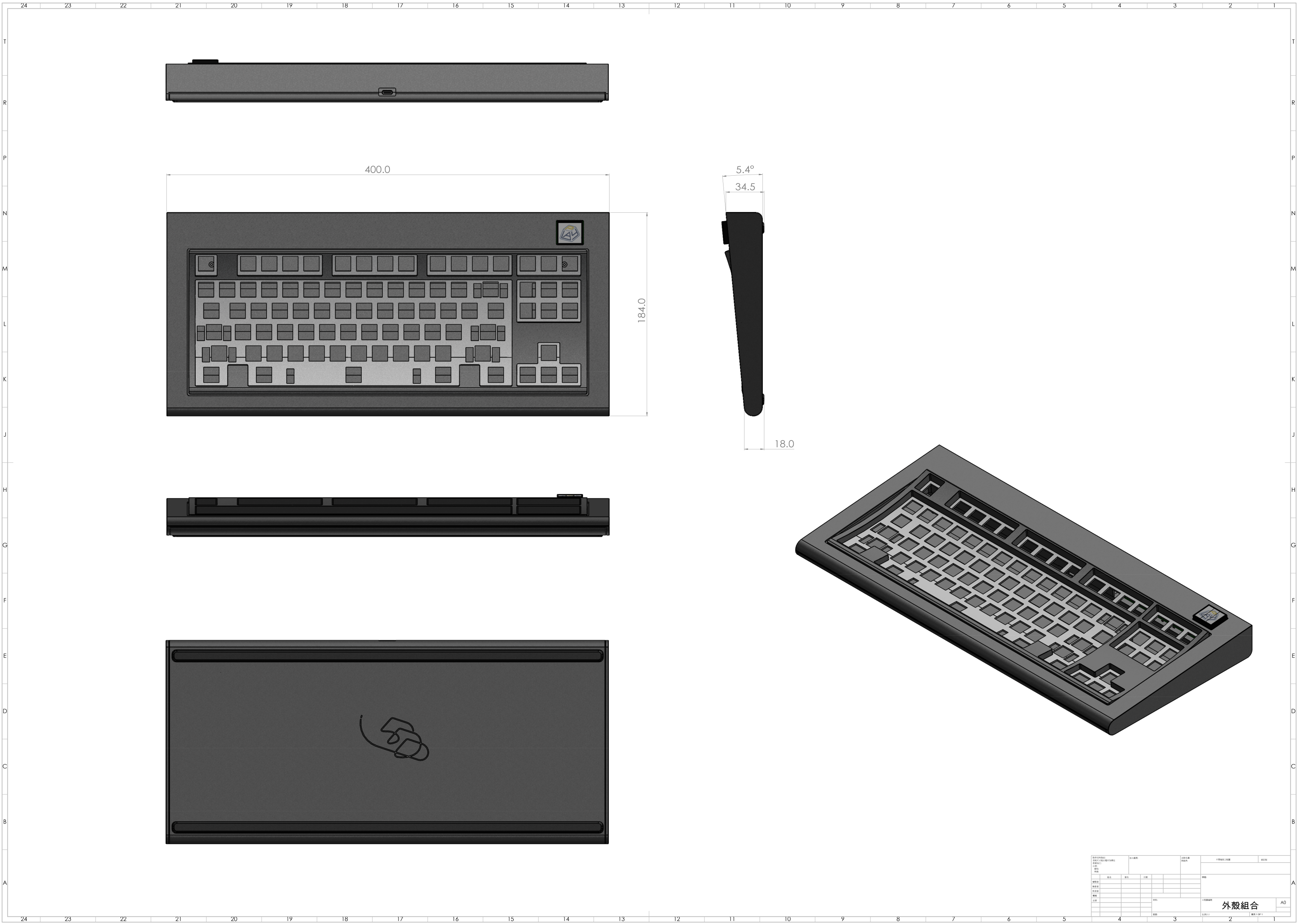 (In Stock) Model OLED Keyboard Kit