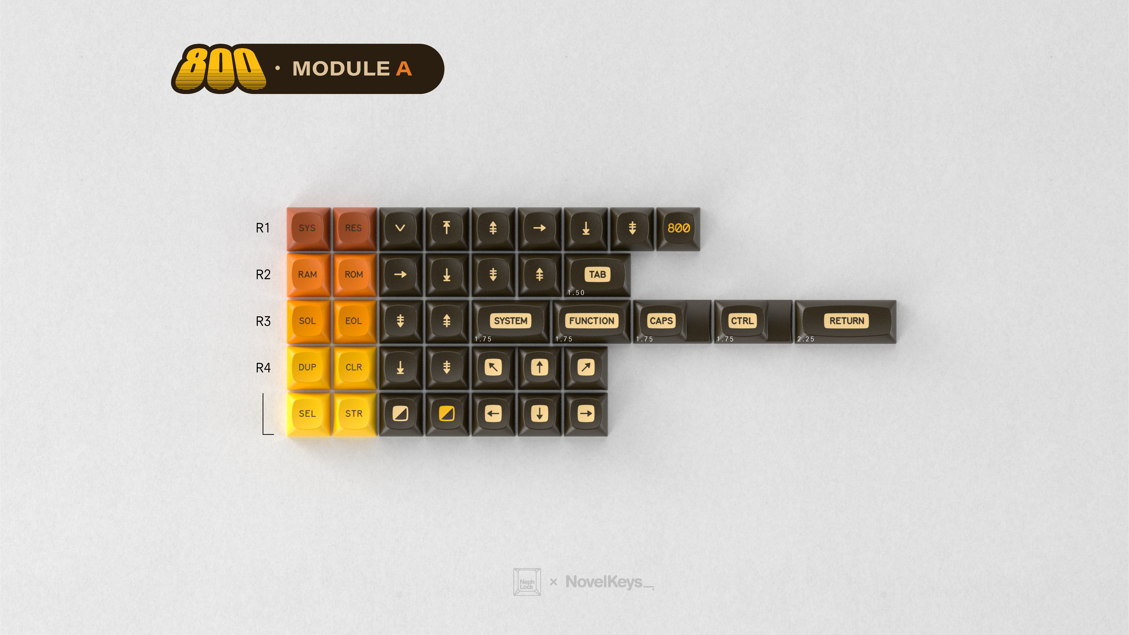 (Group Buy) GMK MTNU 800 Keycap Set