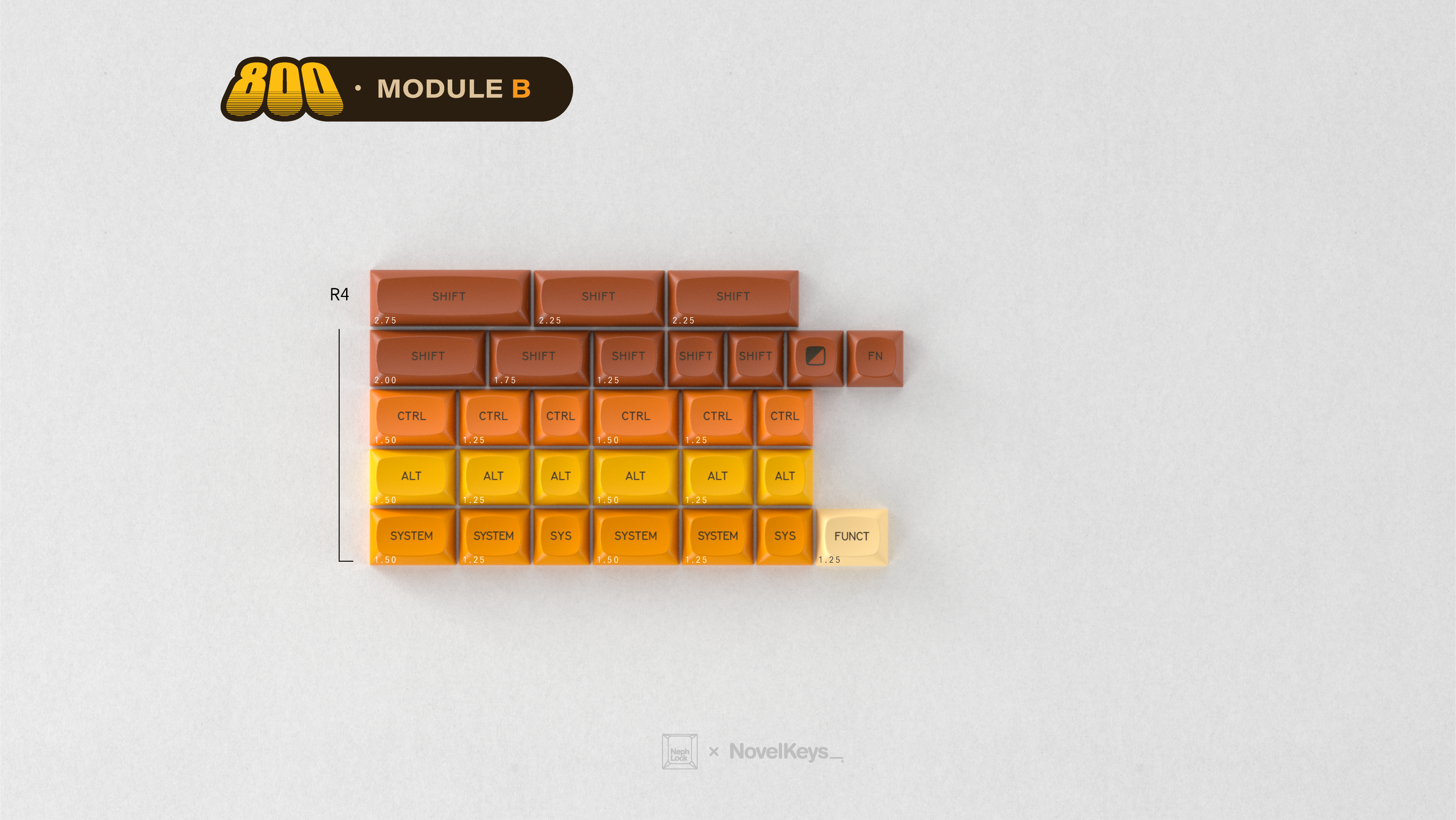 (Group Buy) GMK MTNU 800 Keycap Set