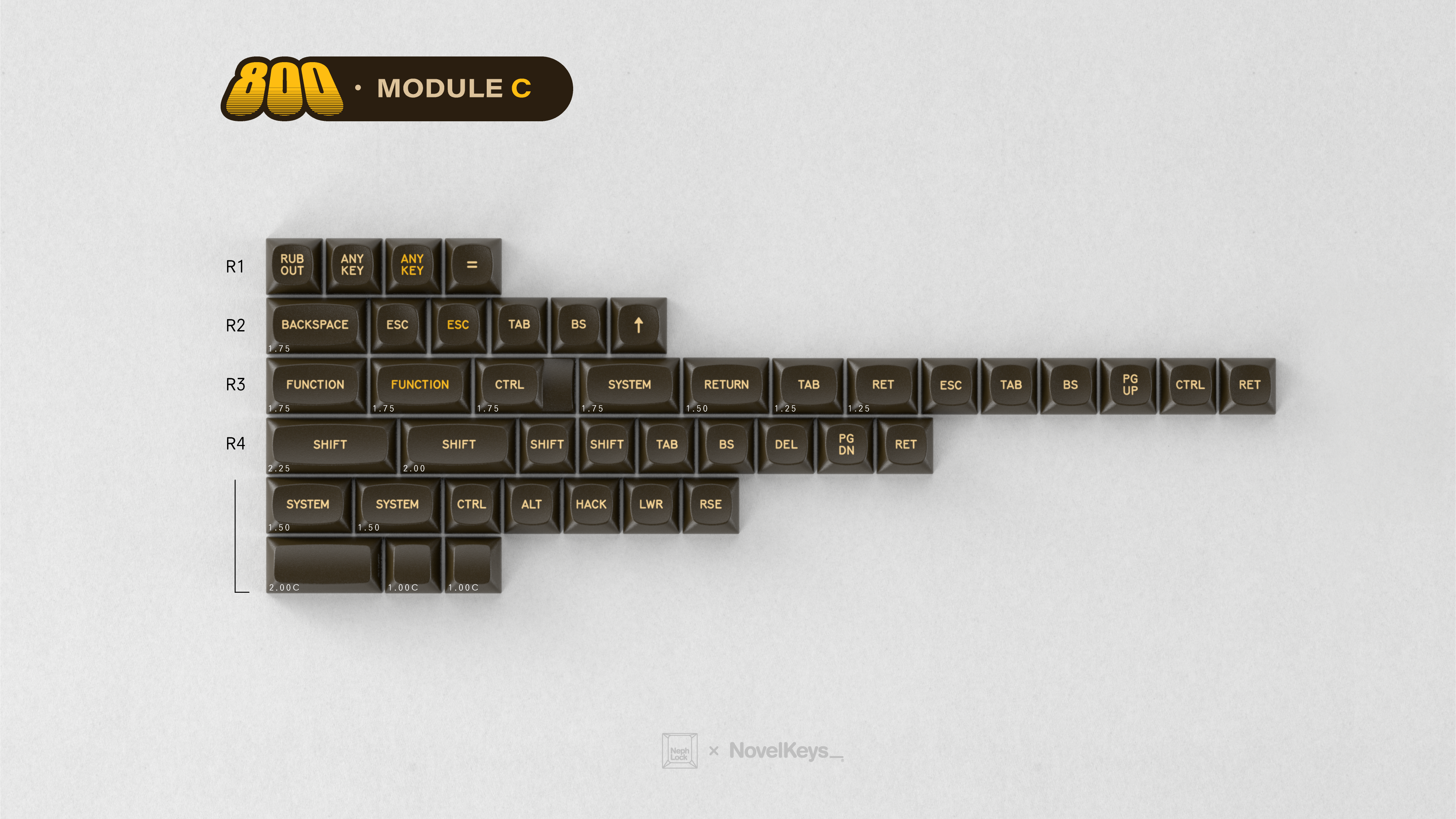 (In Stock) GMK MTNU 800 Keycap Set