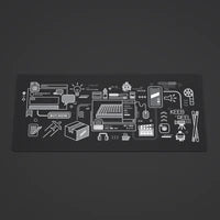 (Group Buy) Keeb IT Reel Deskmat