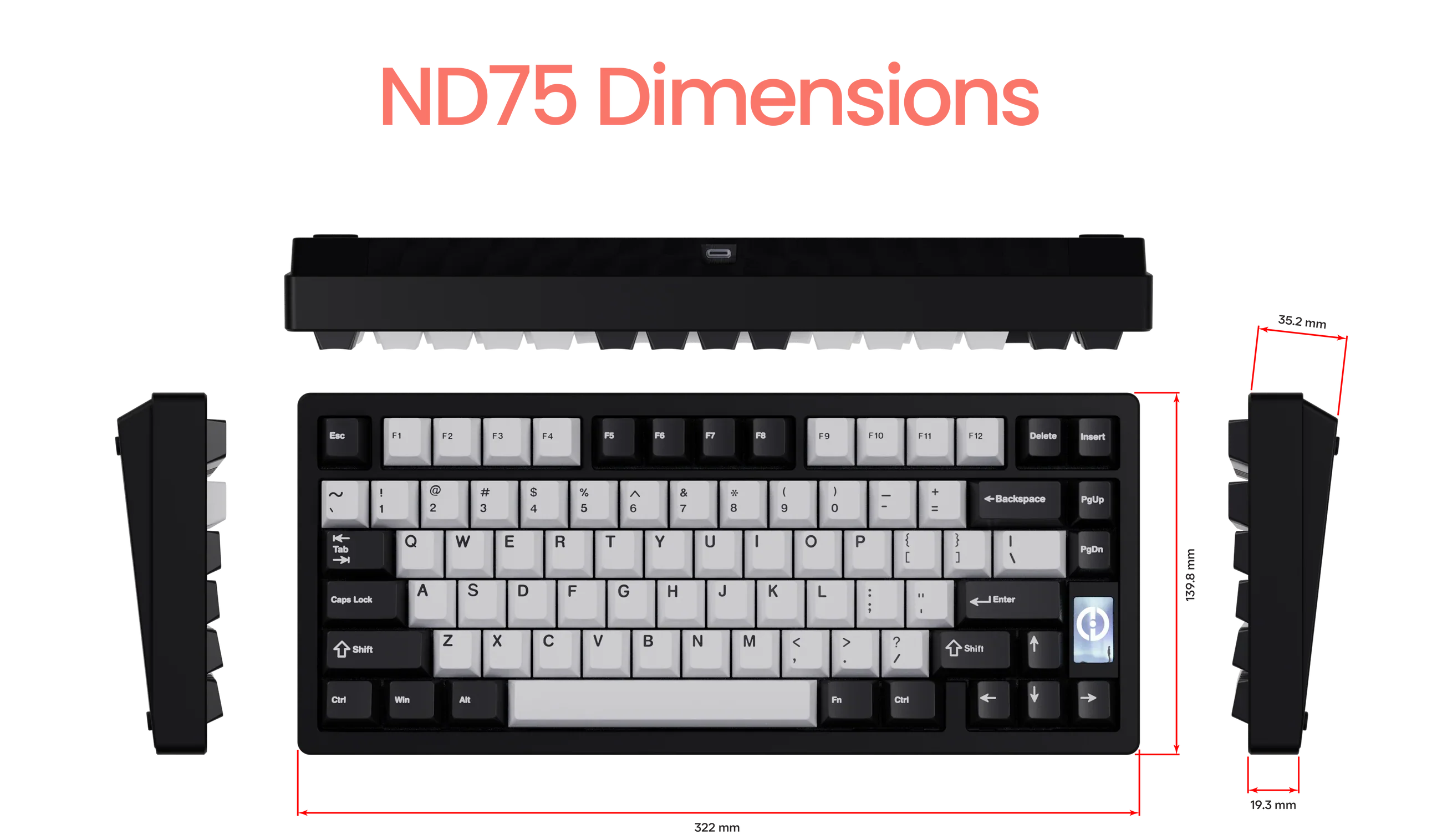 (In Stock) ND75 Keyboard Essential Edition (ISO)