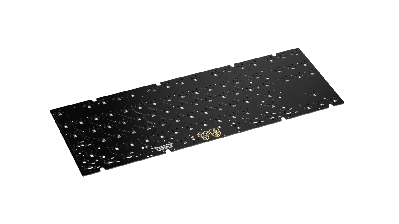 render of Keycult No. 3 PCB hotswap occluded