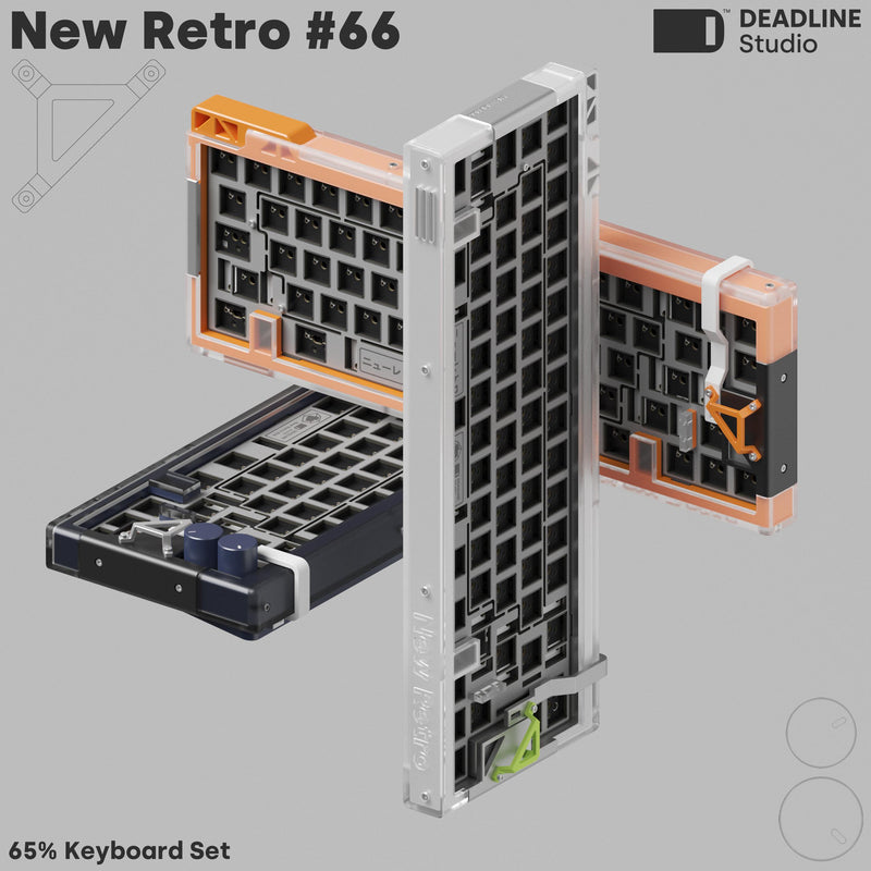 (In Stock) New Retro #66 Keyboard Kit by Deadline Studio