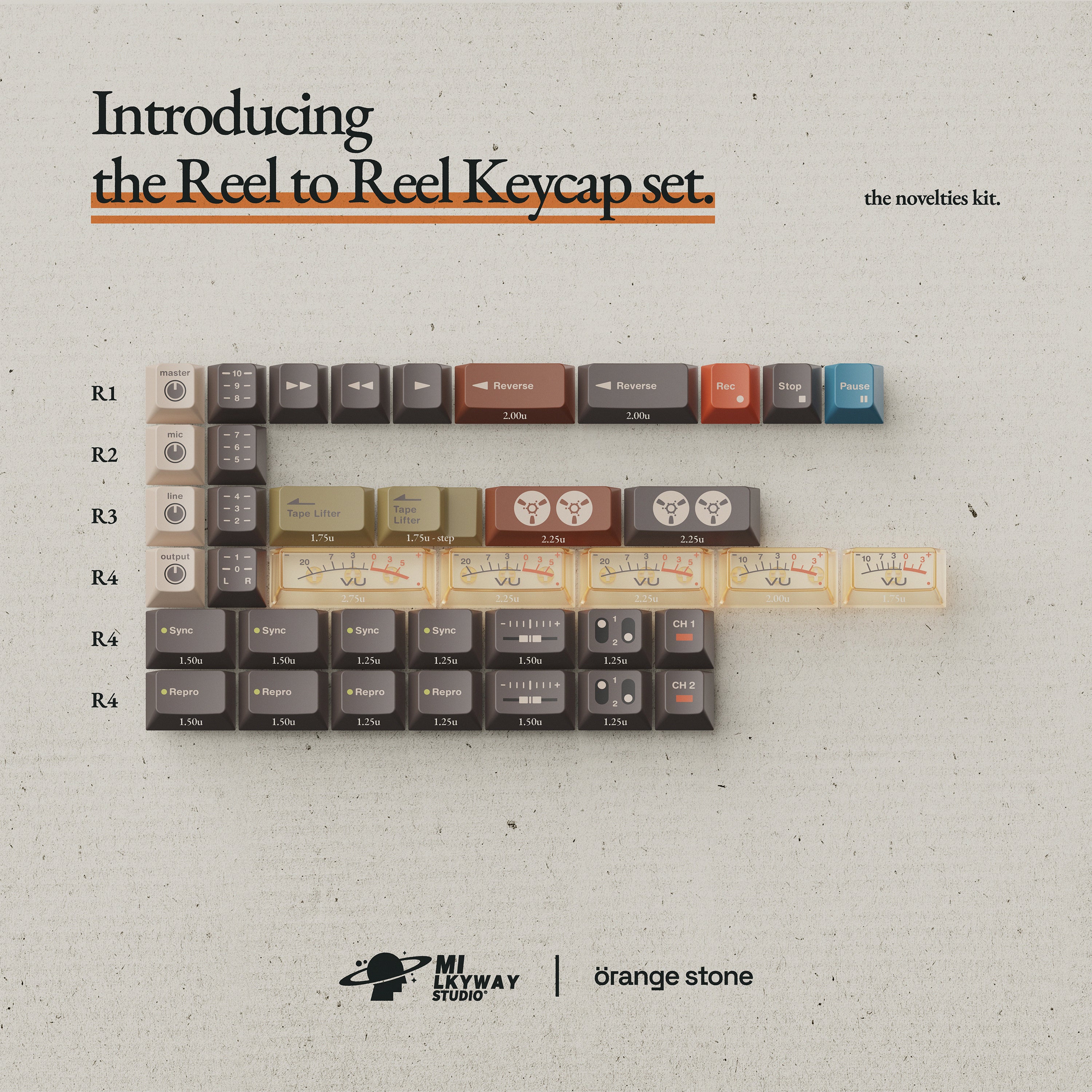 (Pre-Order) MW Reel to Reel Keycaps