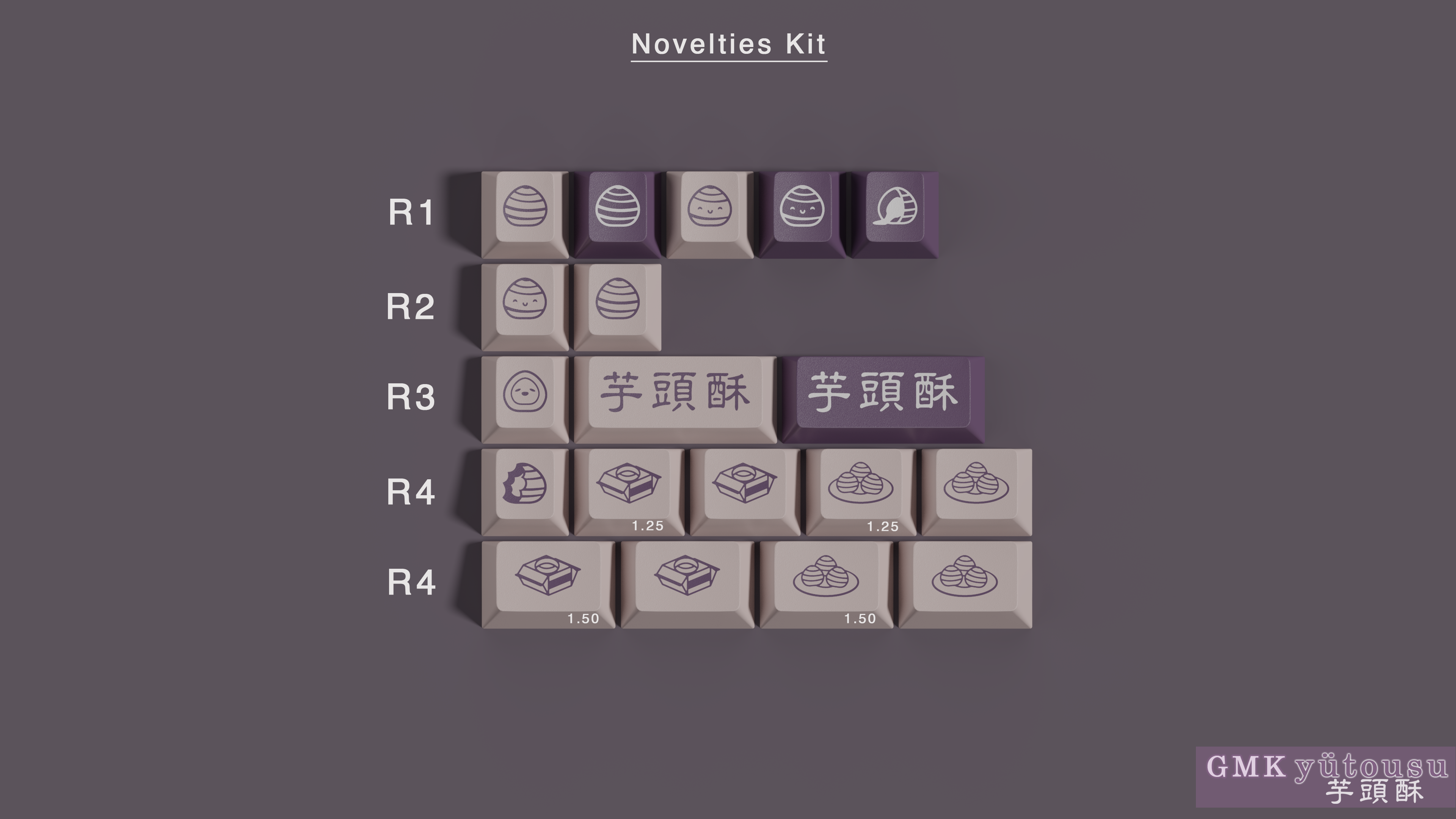 (In Stock) GMK Yütousu Keyset