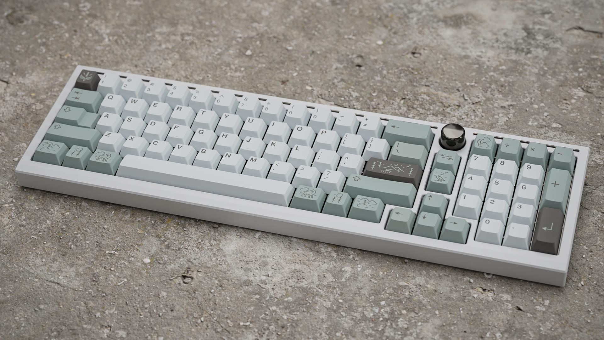 (In Stock) GMK November Fog Keyset