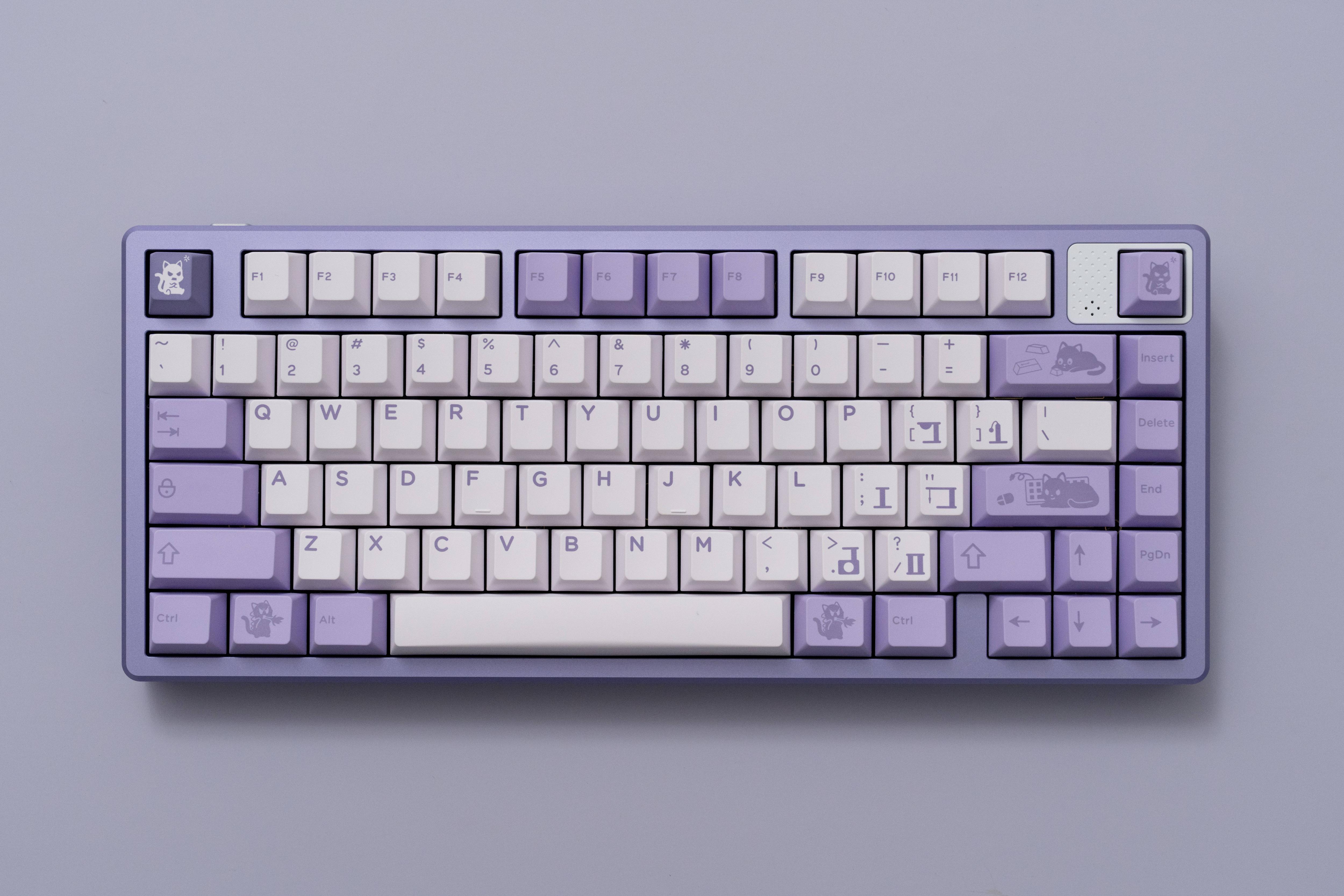 (Group Buy) Zero-G Studio x  DMK PBT "Arrogant Cat" Keycaps