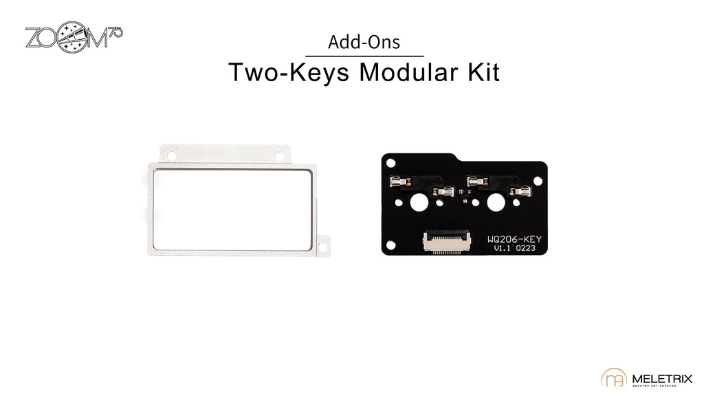 (Group Buy) Zoom75 LCD Screen Addons