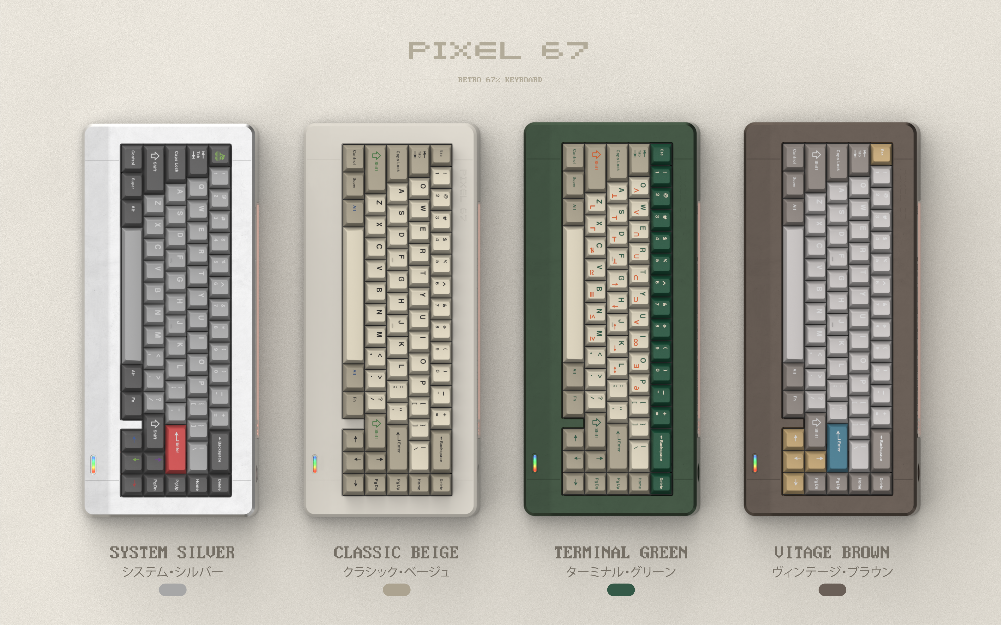 (Group Buy) Pixtendo x Keykobo Pixel67 Keyboard