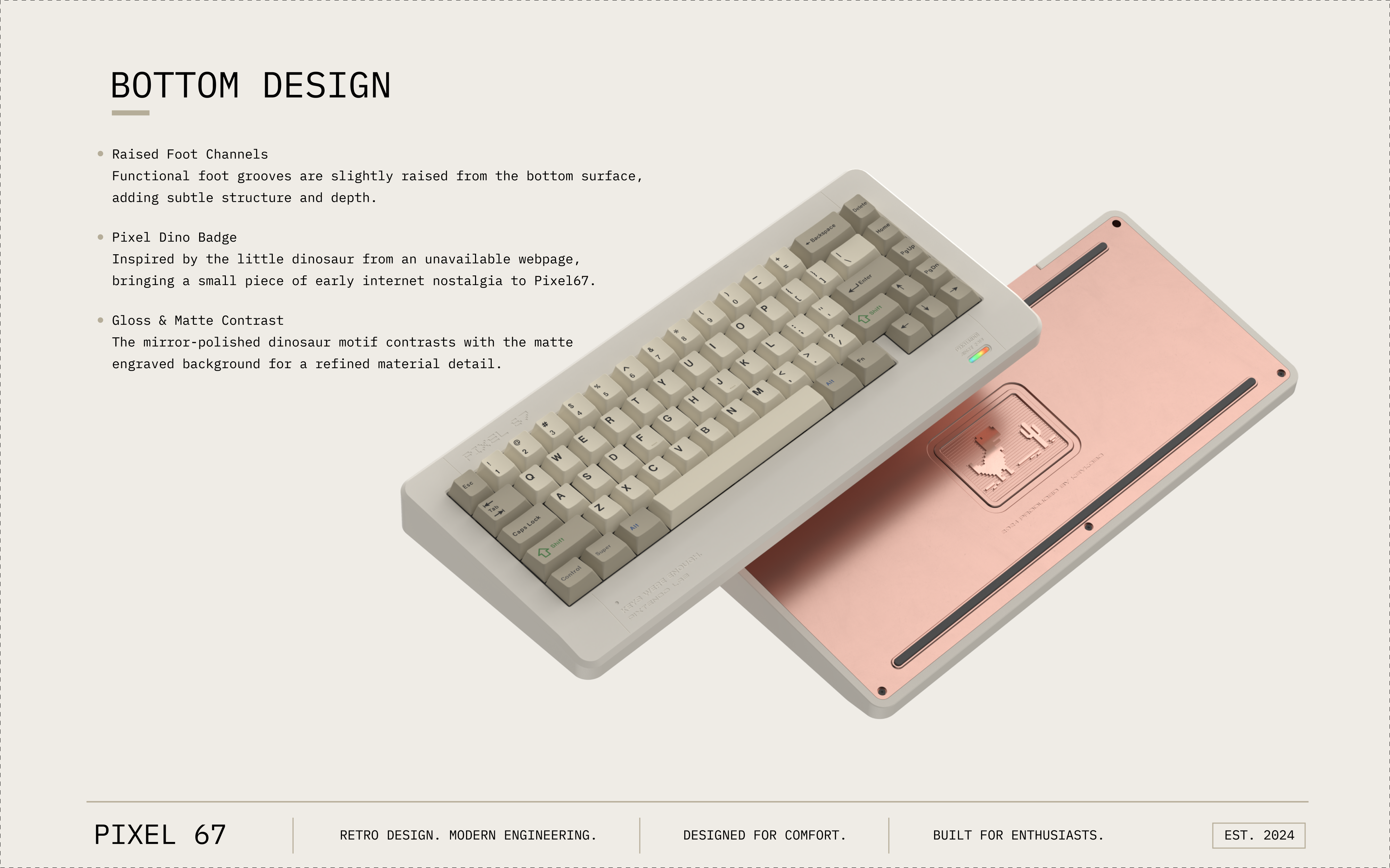 (Group Buy) Pixtendo x Keykobo Pixel67 Keyboard