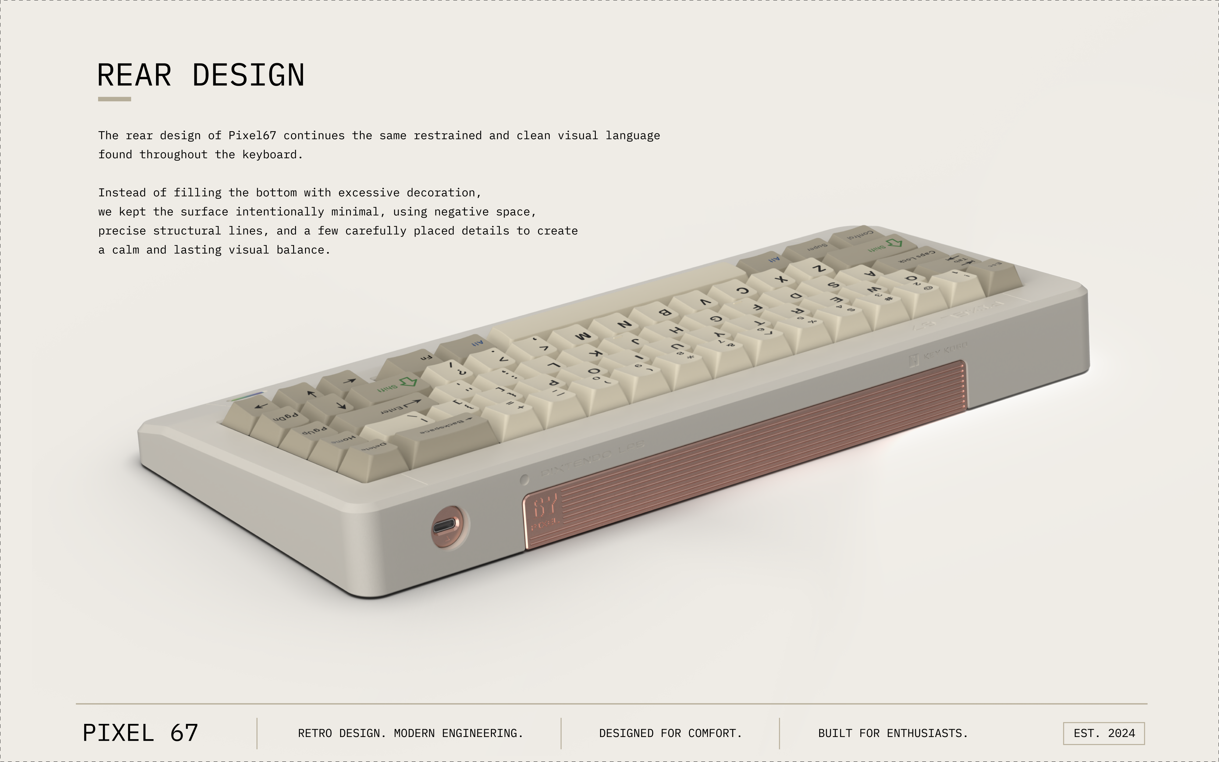 (Group Buy) Pixtendo x Keykobo Pixel67 Keyboard