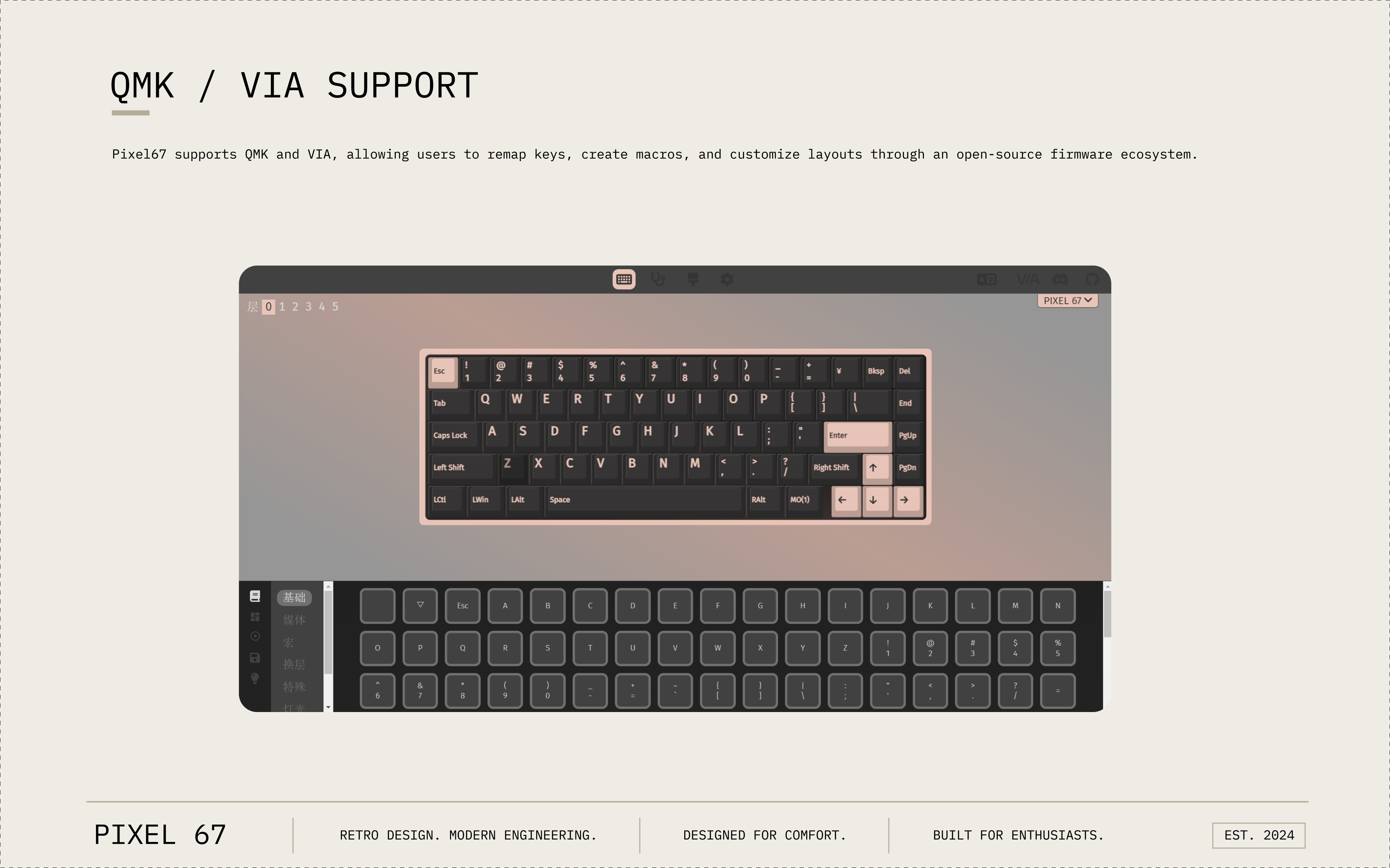 (Group Buy) Pixtendo x Keykobo Pixel67 Keyboard