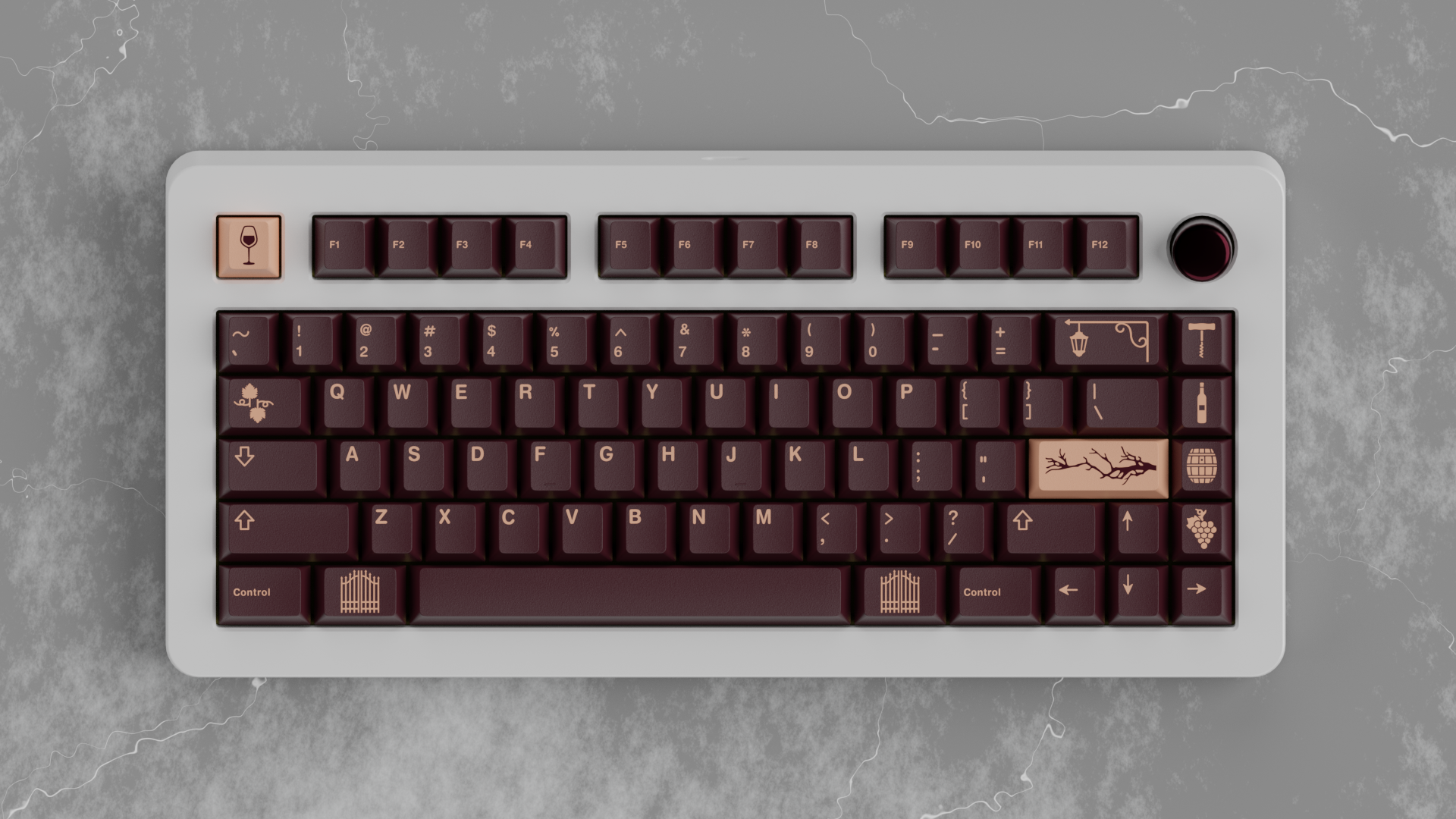 (In Stock) GMK Bordeaux Keycaps