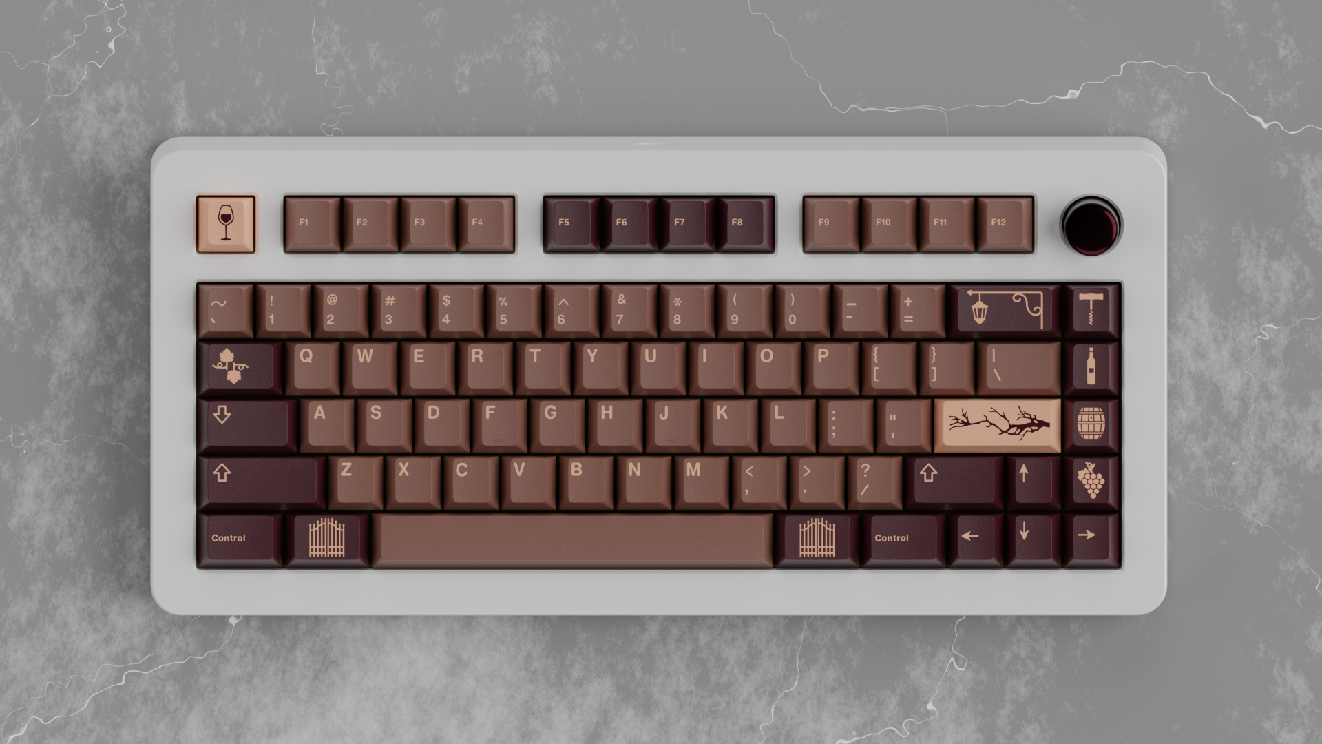 (In Stock) GMK Bordeaux Keycaps