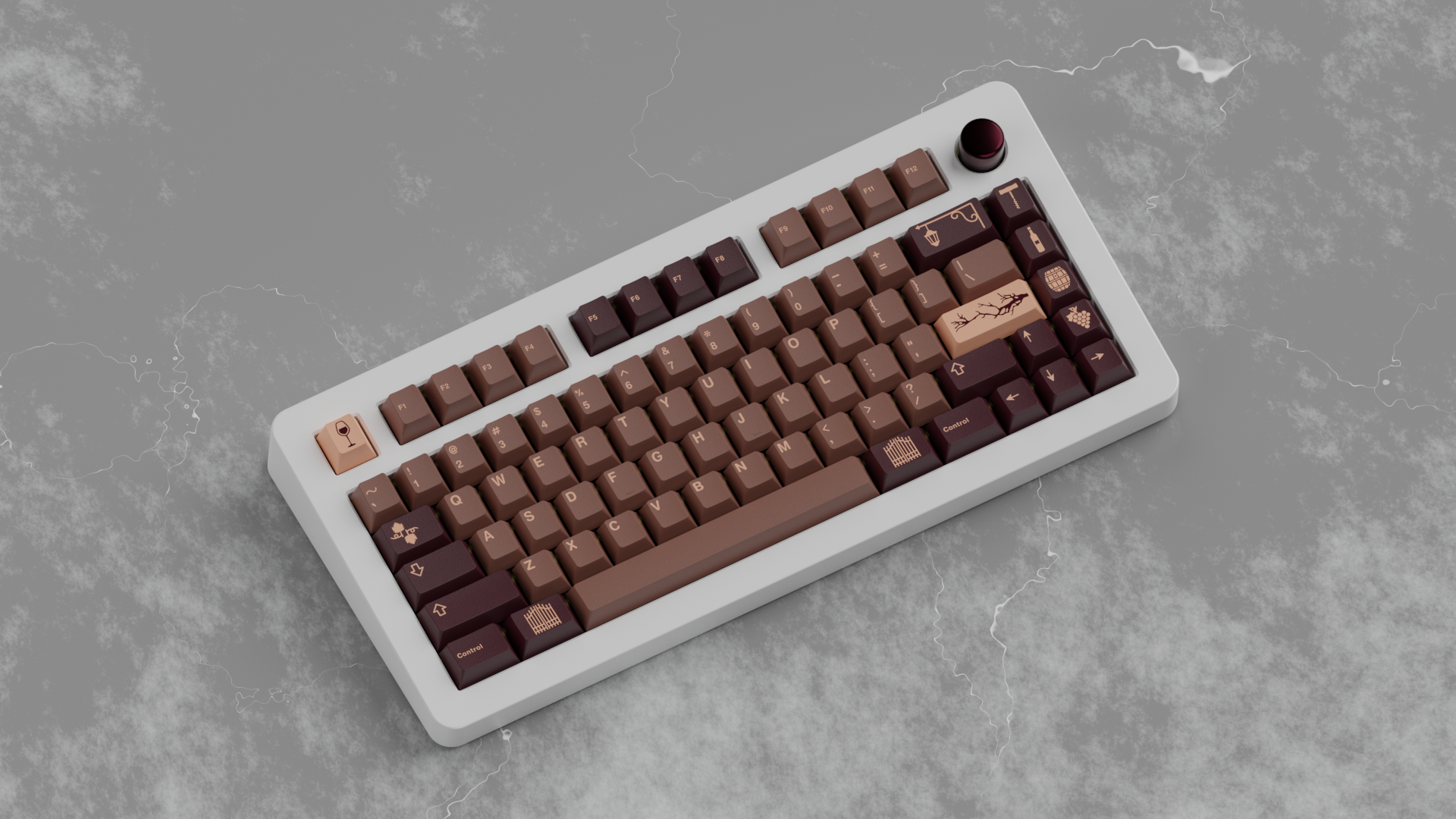 (In Stock) GMK Bordeaux Keycaps